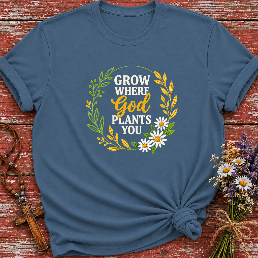 Grow Where God Plants You 2 T-Shirt