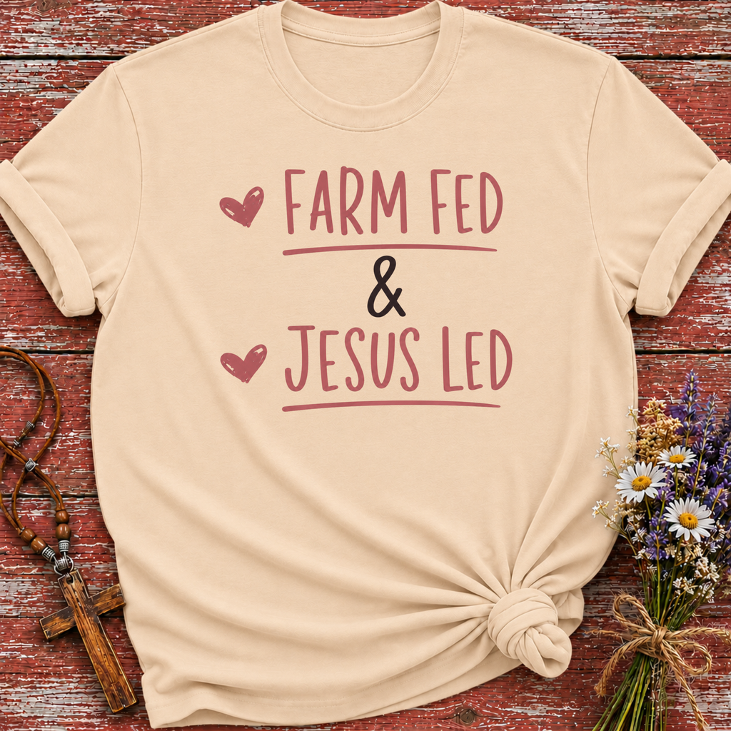 Farm Fed & Jesus Led T-Shirt