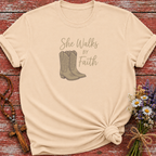 She Walks By Faith T-Shirt