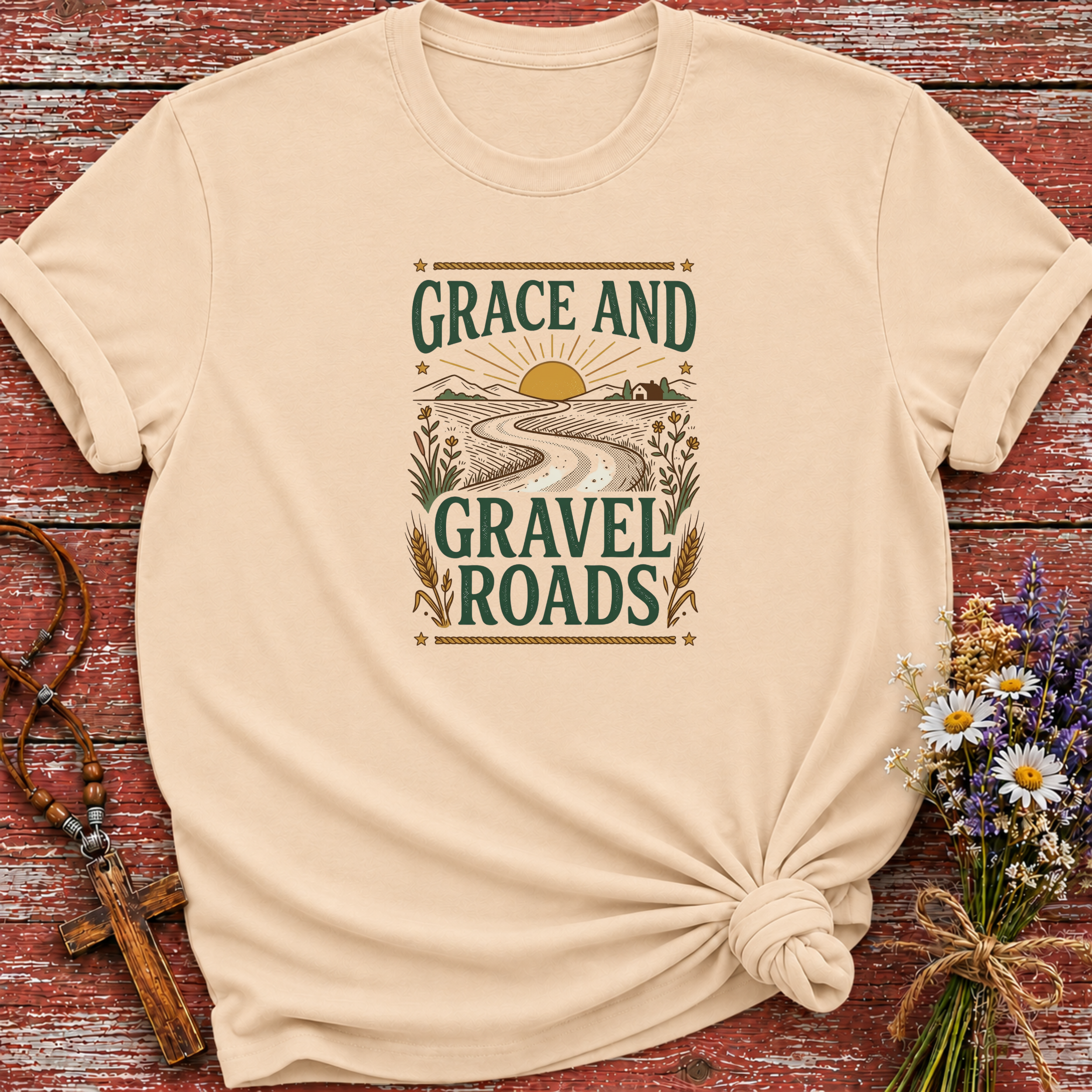 Grace and Gravel Roads T-Shirt