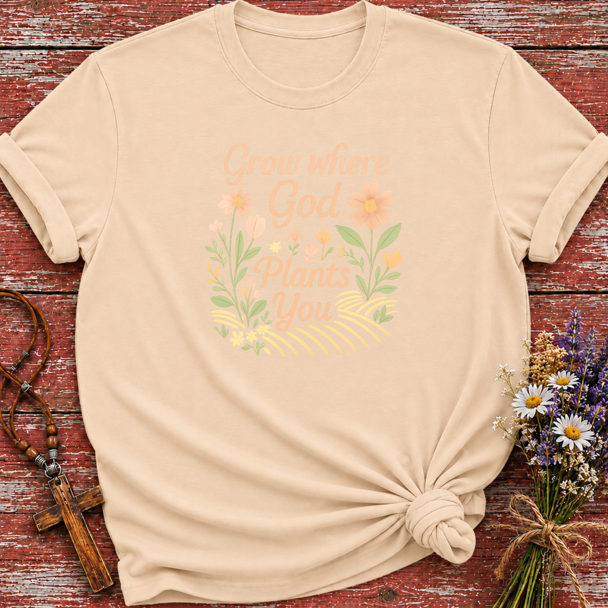 Grow Where God Plants You T-Shirt