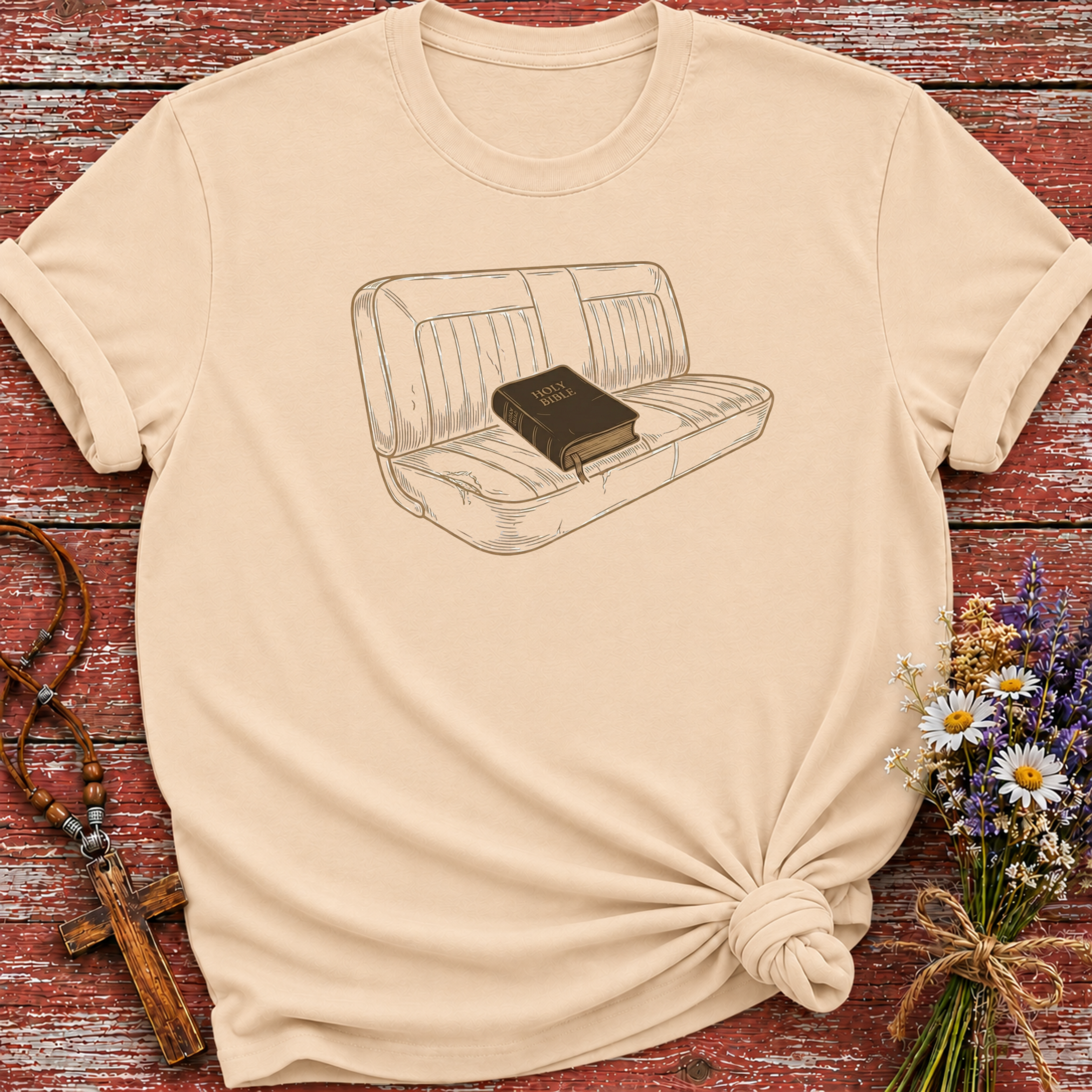 Bible In The Truck Seat T-Shirt