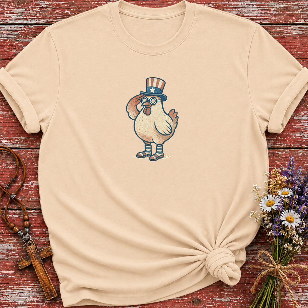 Patriotic Chicken T-Shirt