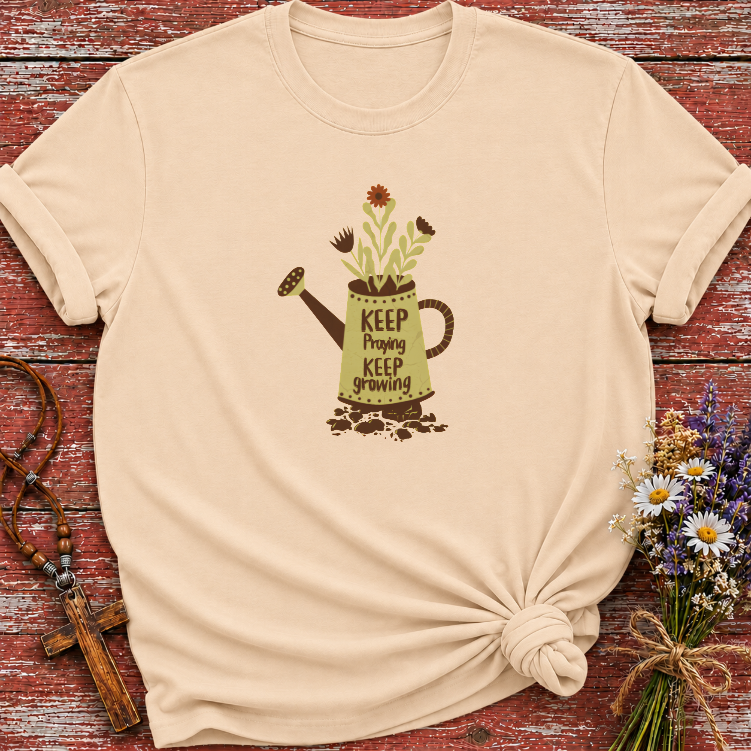 Keep Praying Keep Growing T-Shirt