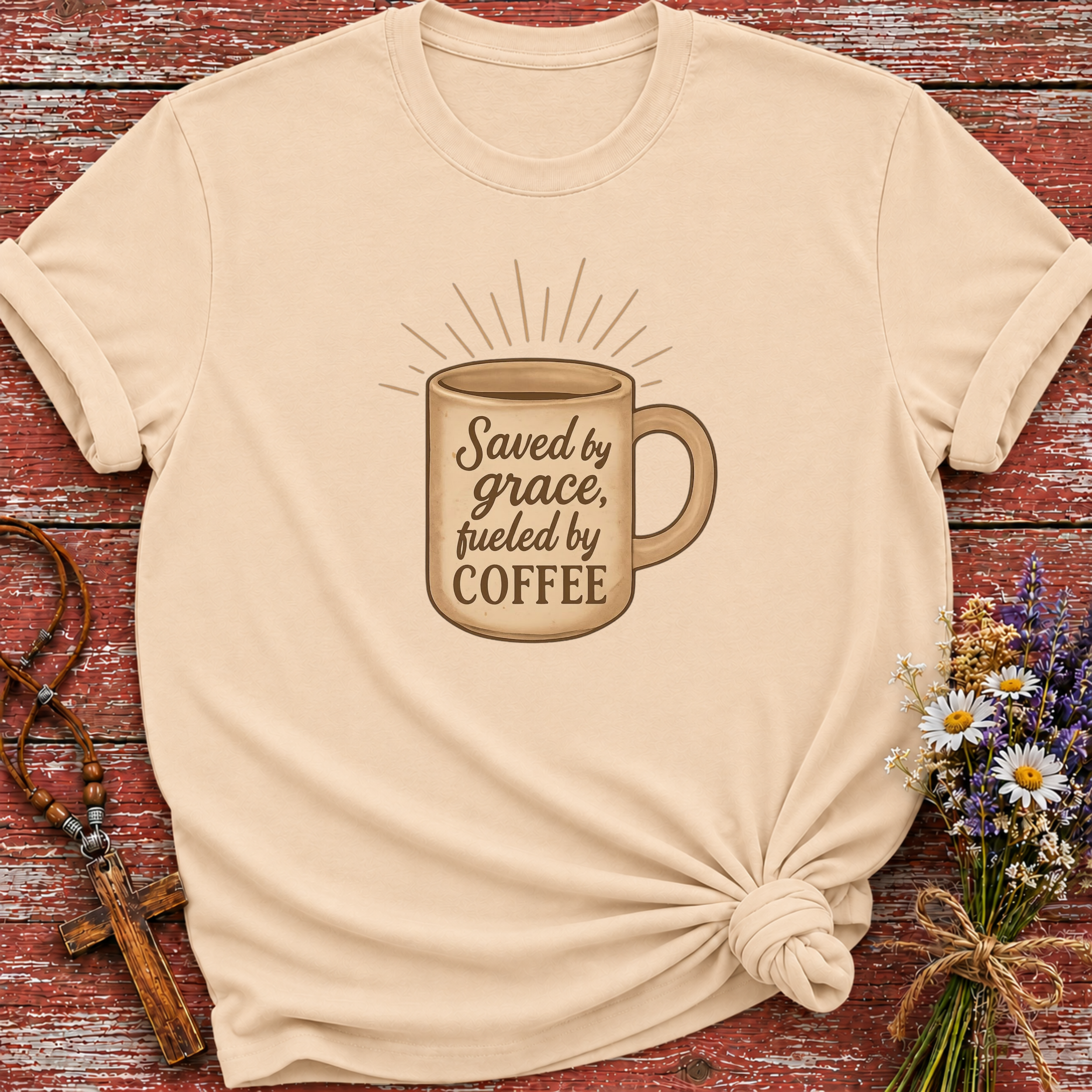 Save By Grace Fueled By Coffee T-Shirt
