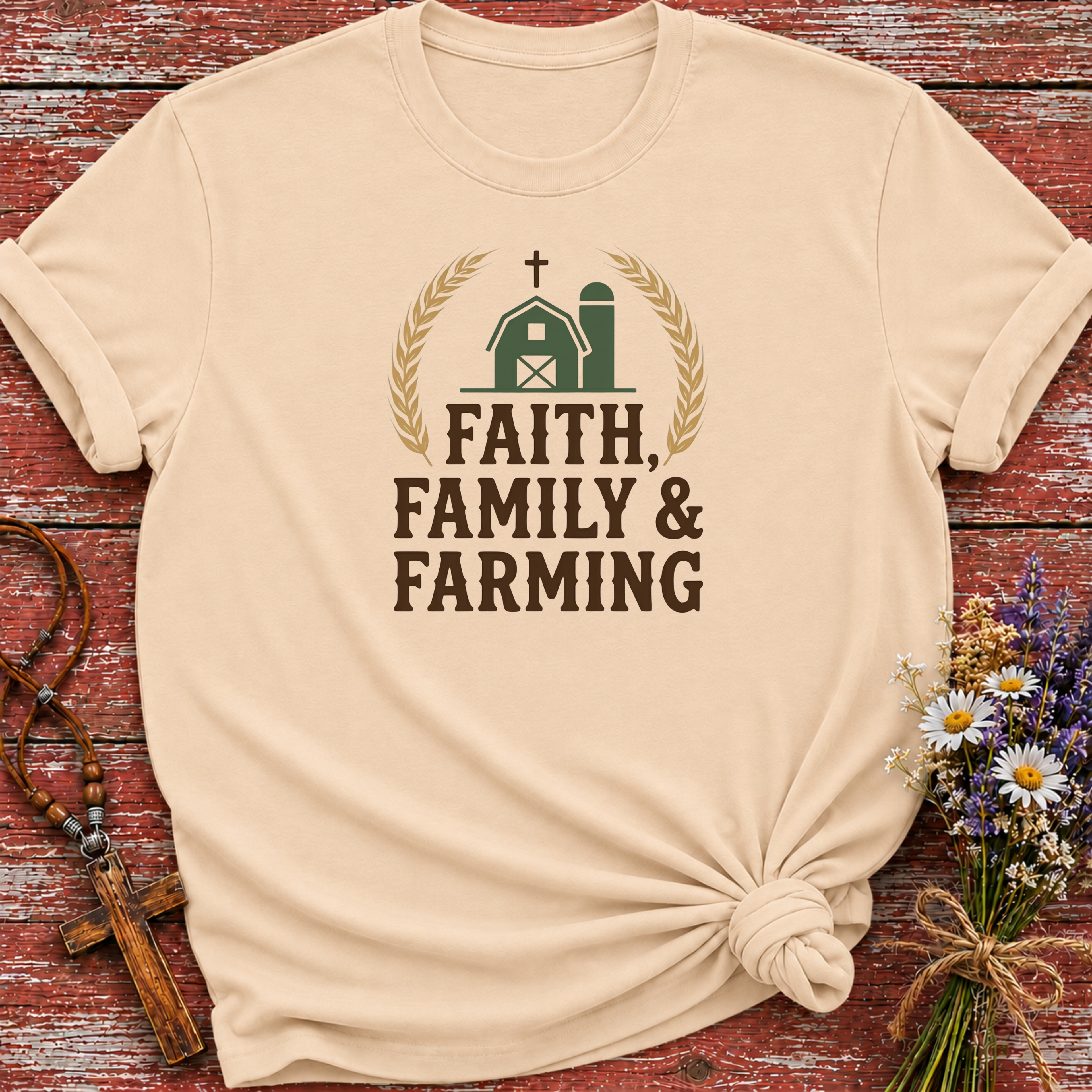 Faith Family Farming 2 T-Shirt