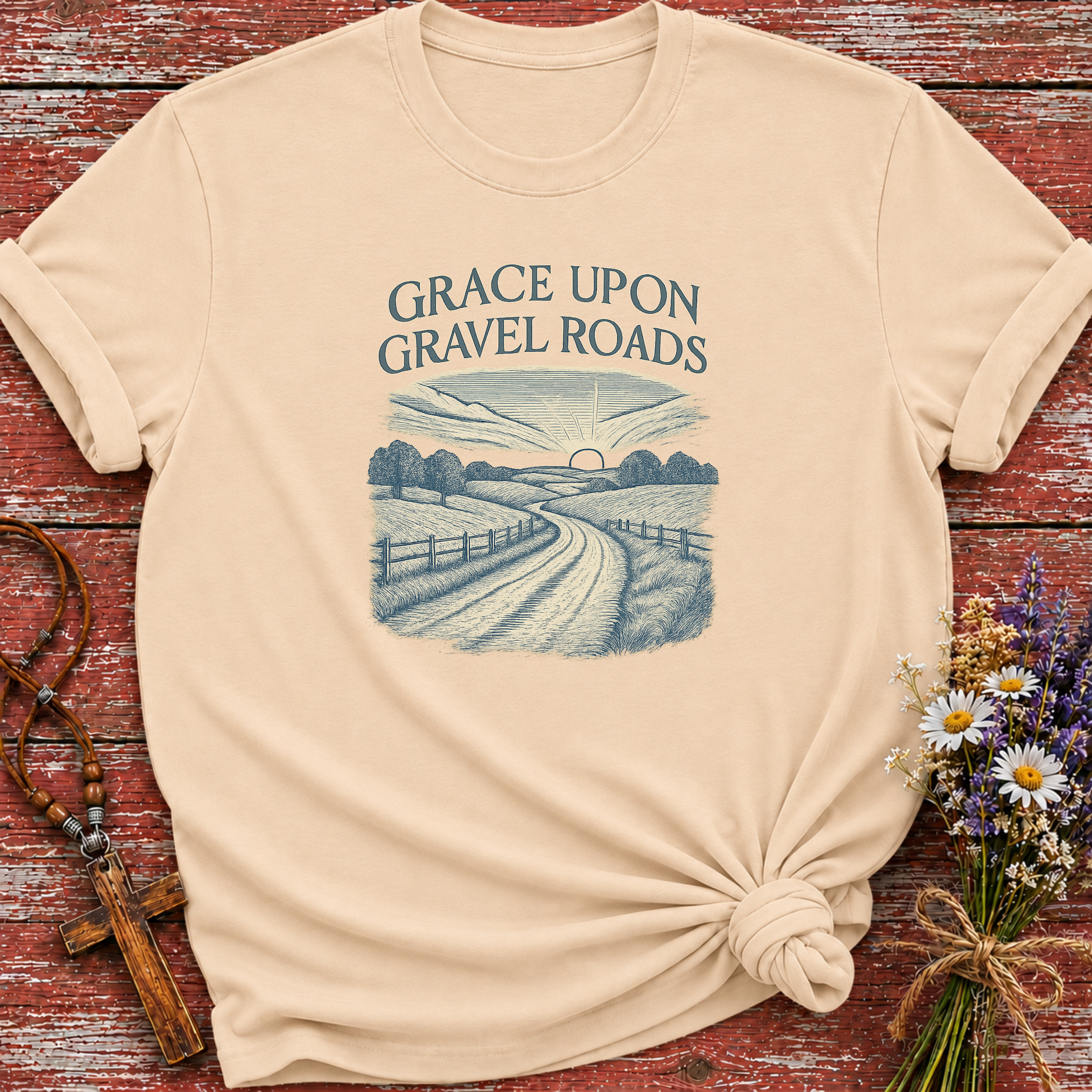 Grace Upon Gravel Roads T-Shirt