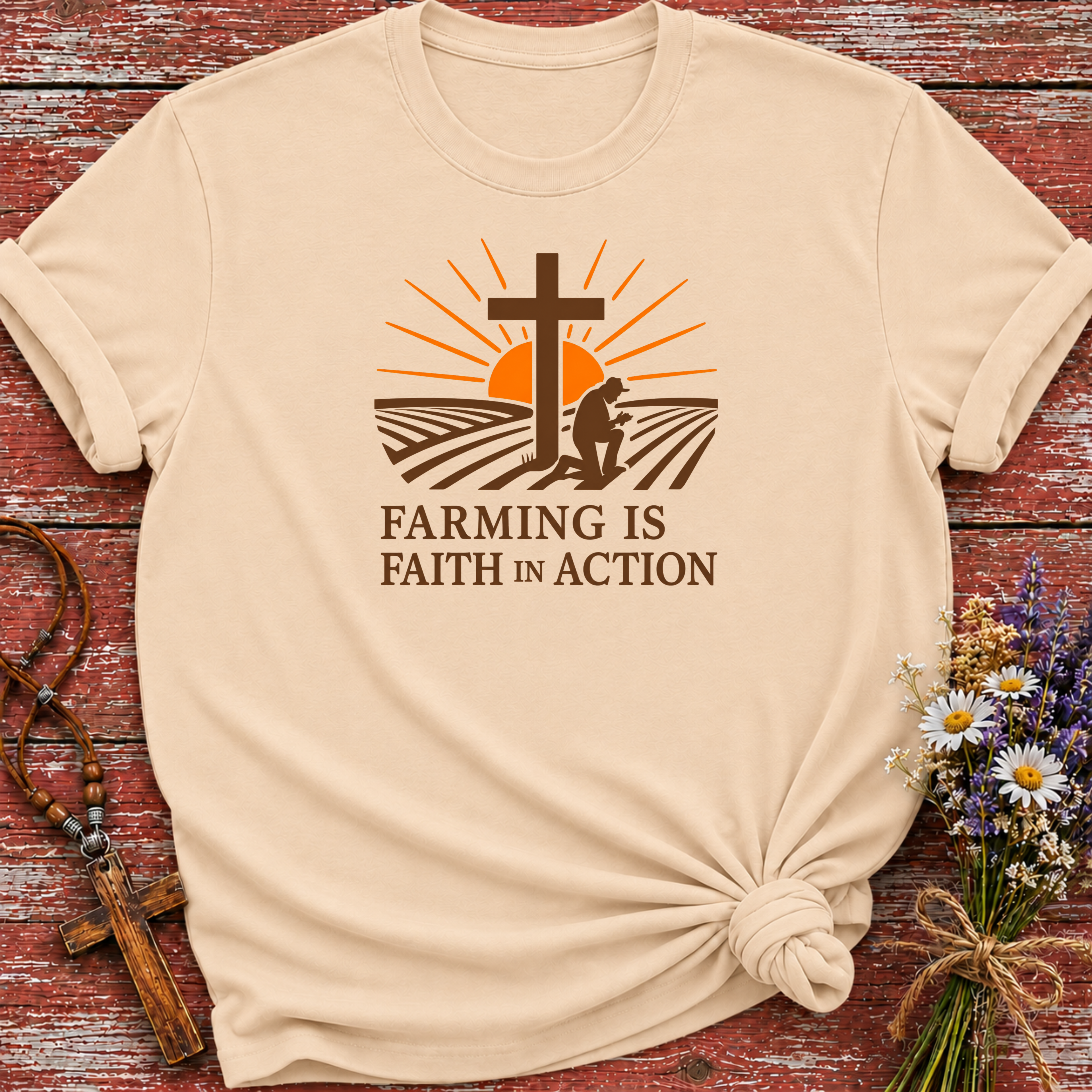 Farming Is Faith In Action T-Shirt