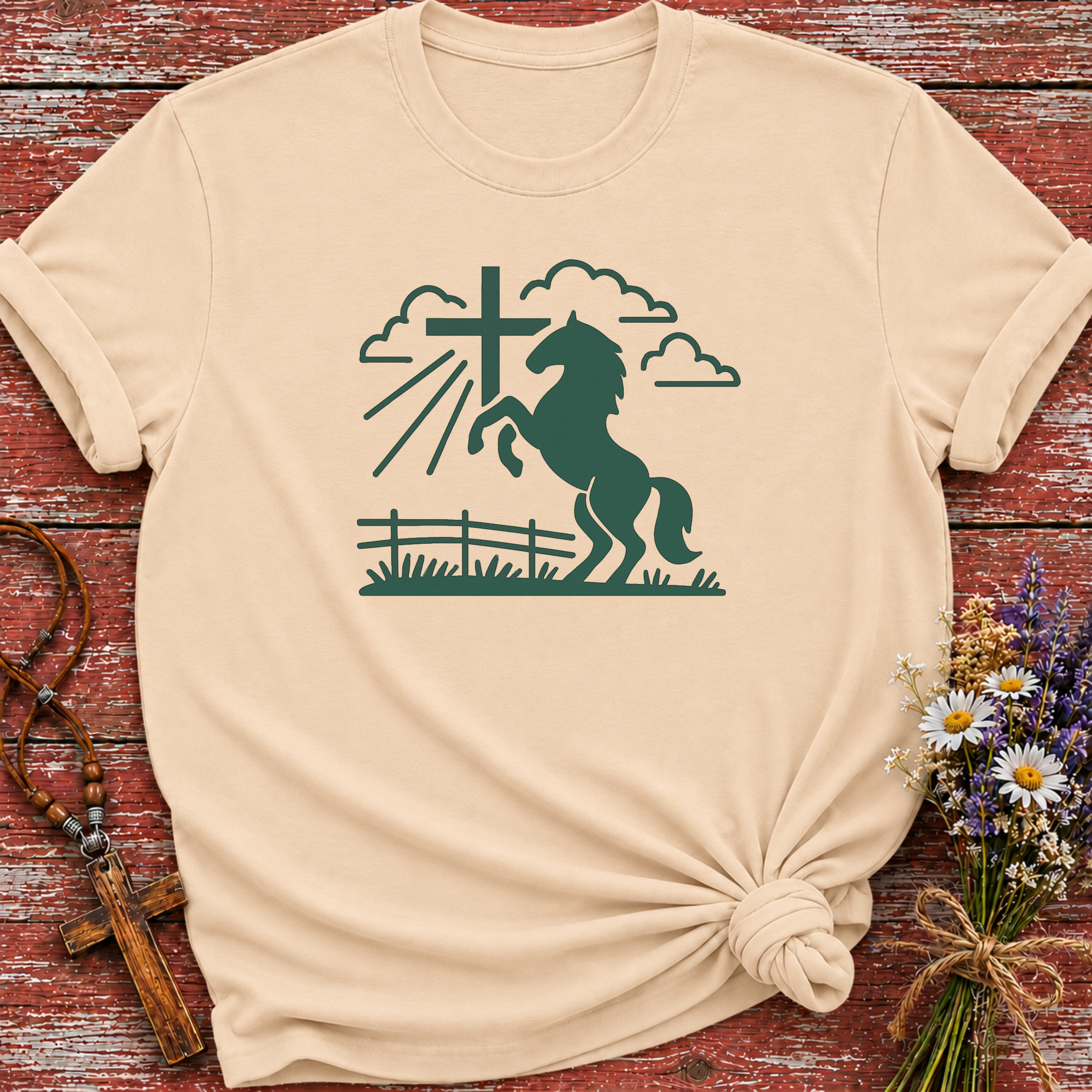 Horse Cross T-Shirt