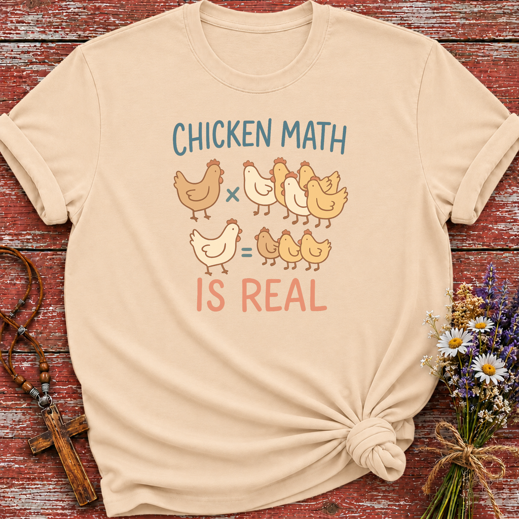 Chicken Math is Real T-Shirt