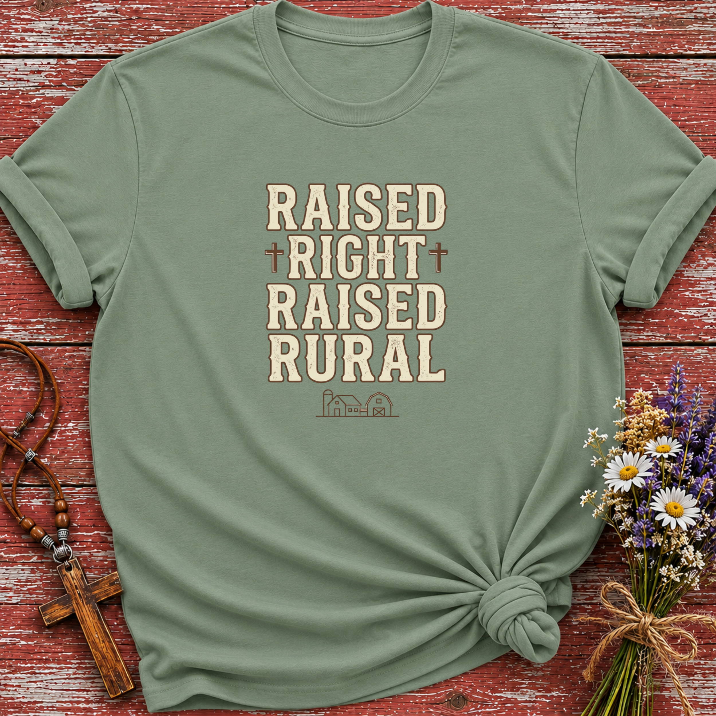 Raised Right Raised Rural T-Shirt