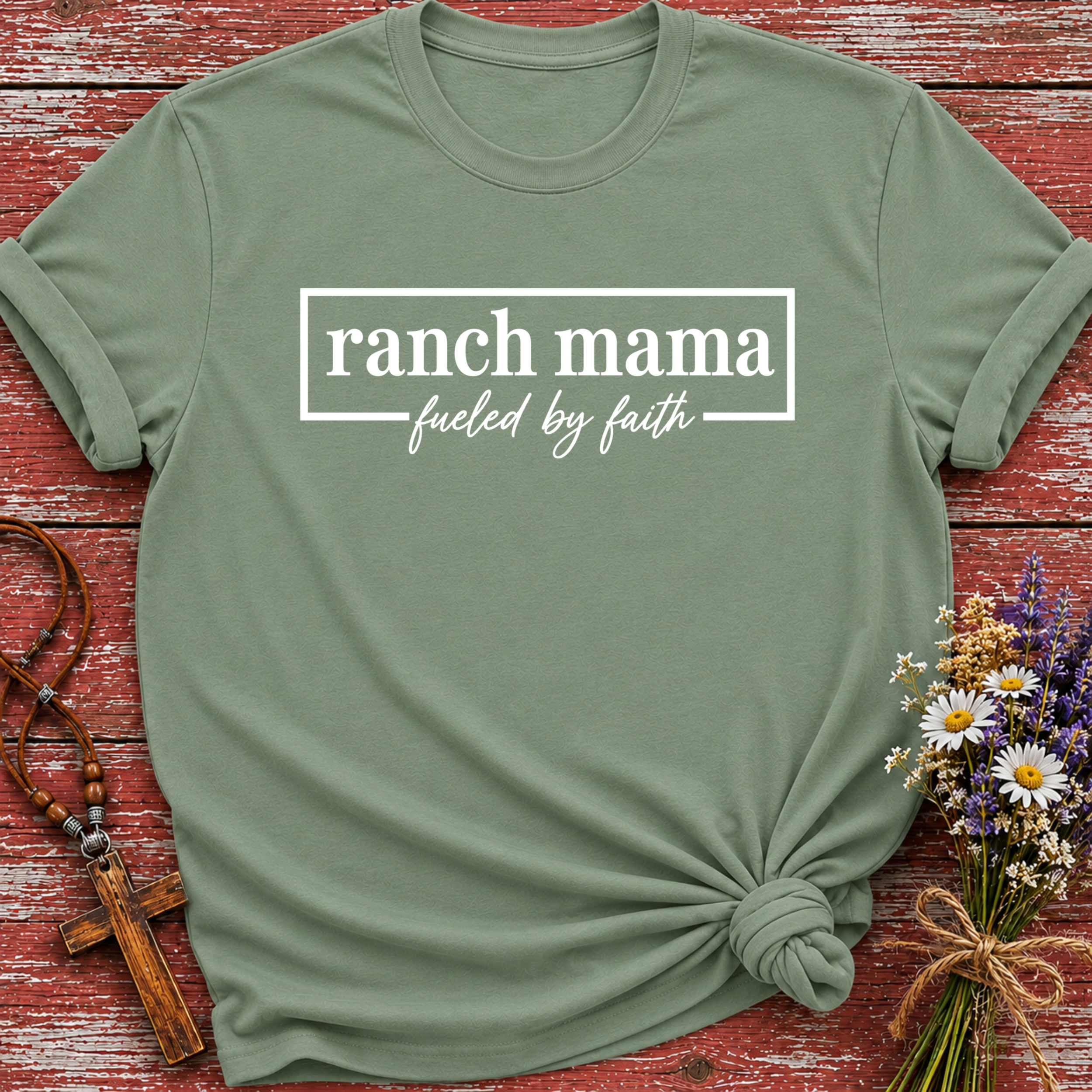 Ranch Mama Fueled By Faith T-Shirt