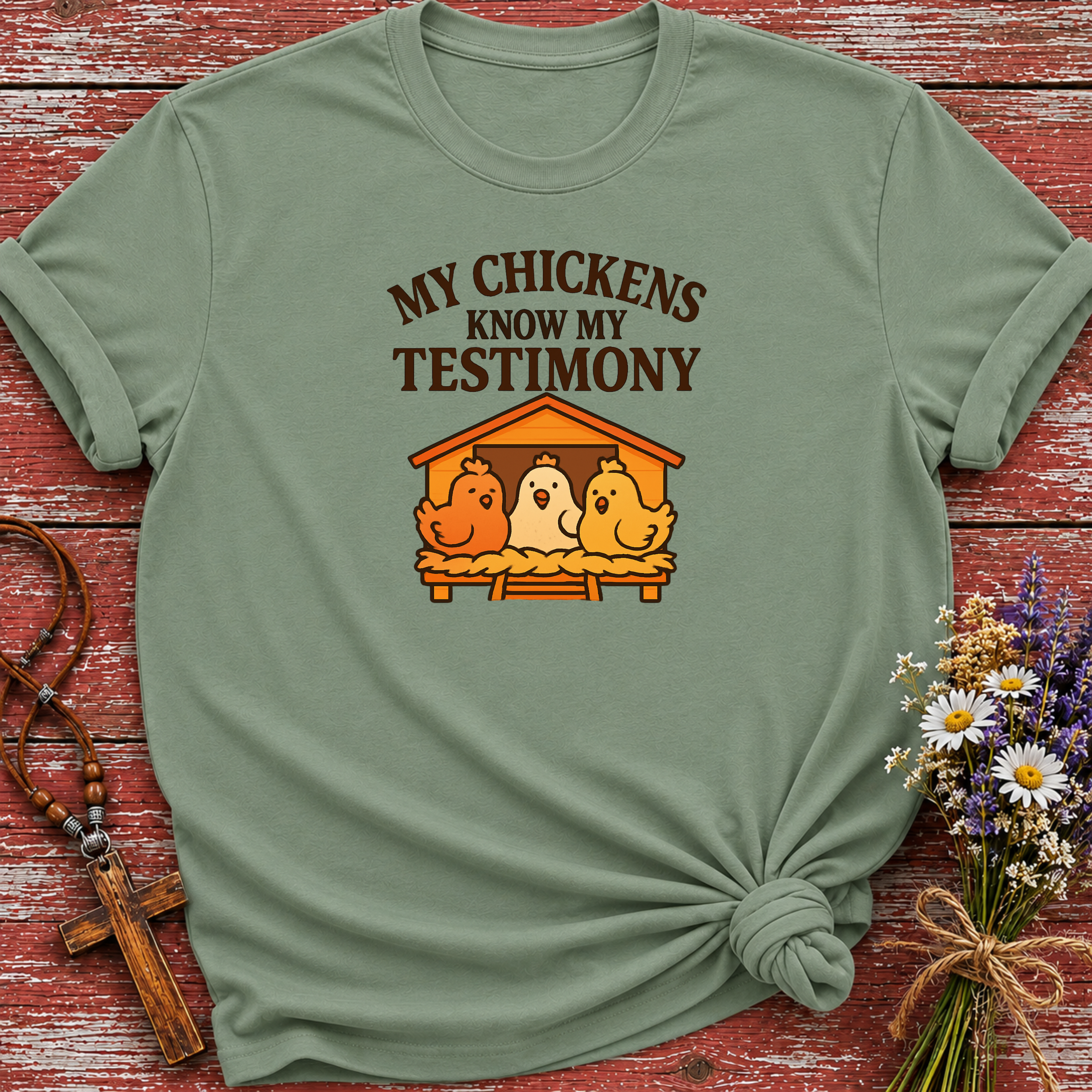 Chicken Testimony T-Shirt