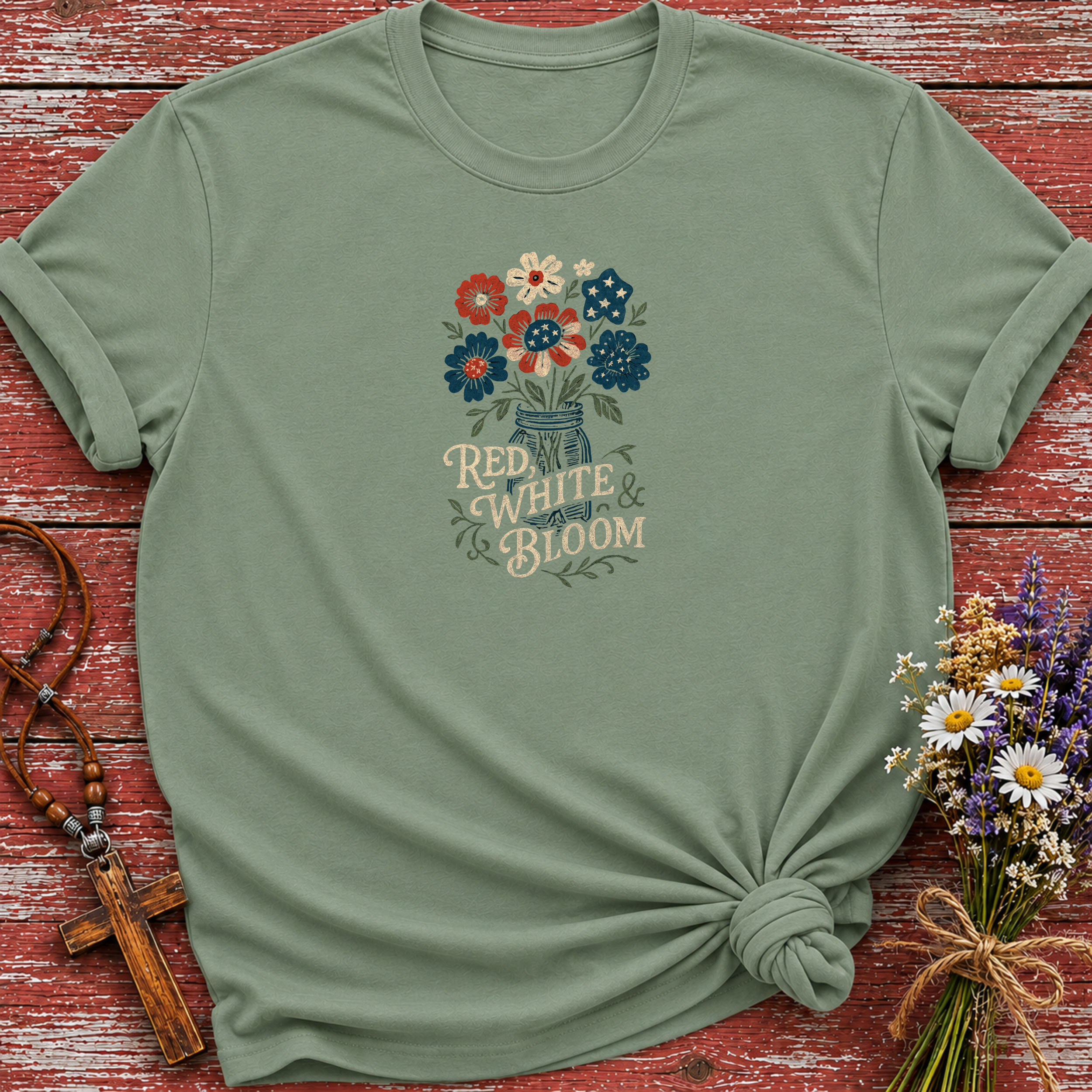 Red, White & BloomT-Shirt