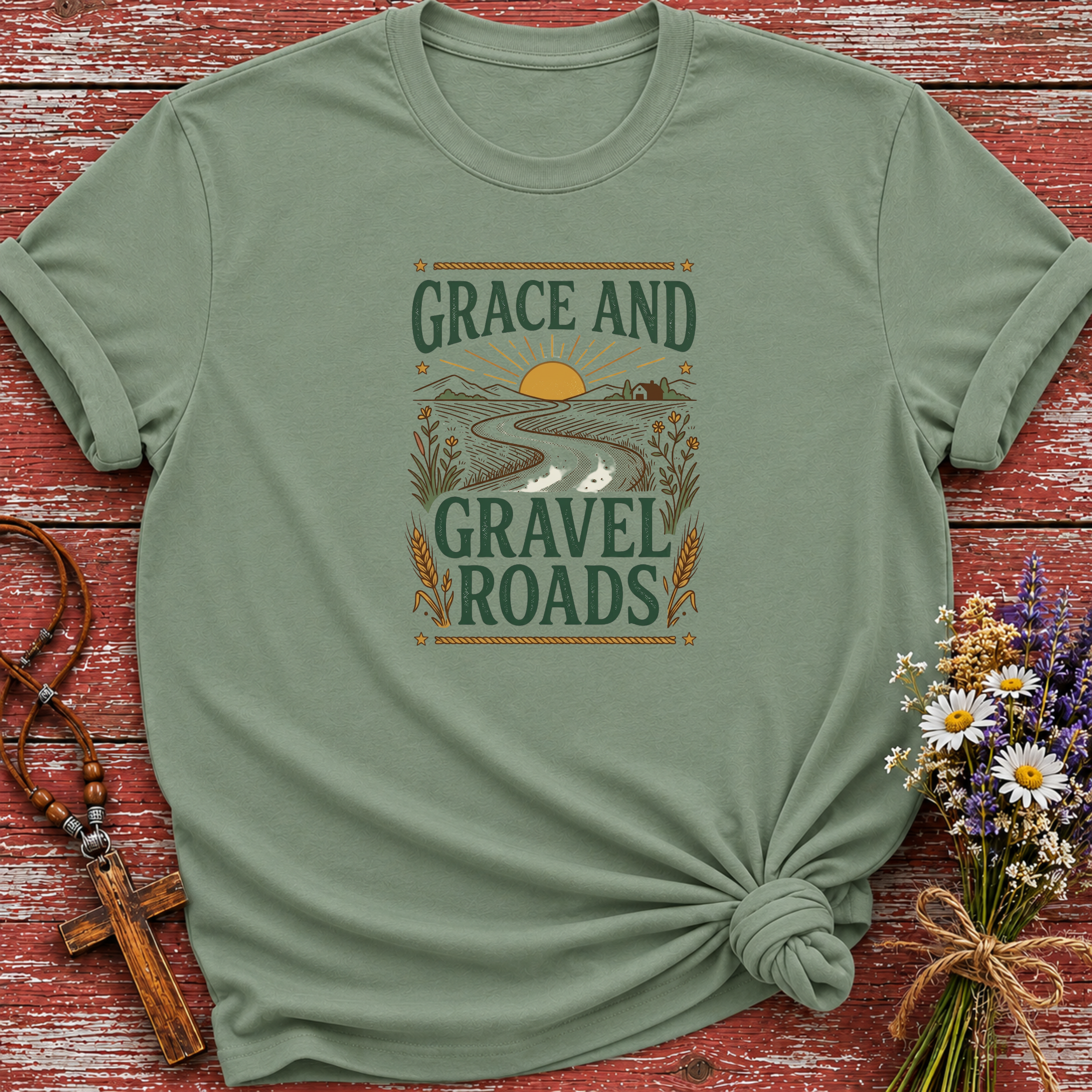 Grace and Gravel Roads T-Shirt