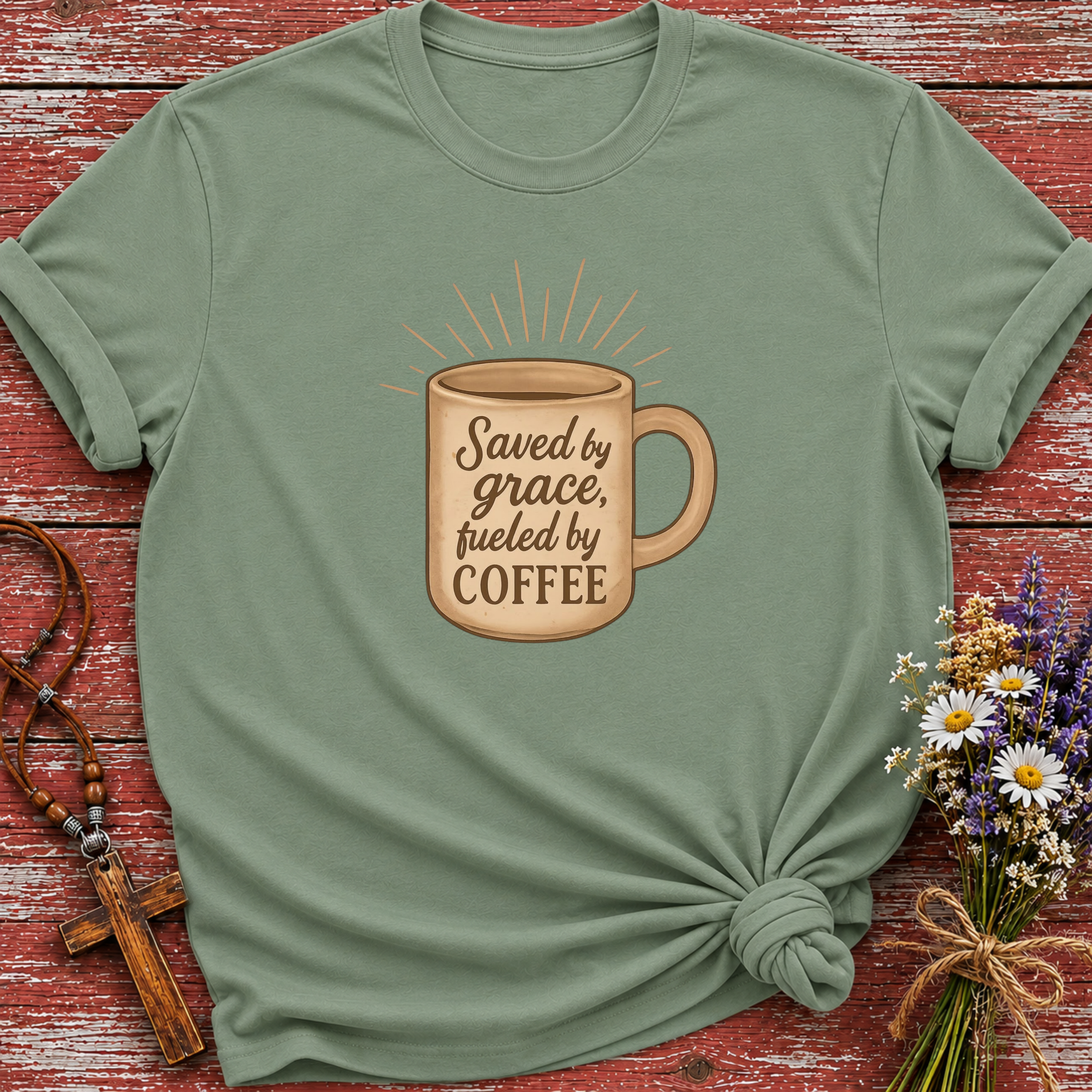 Save By Grace Fueled By Coffee T-Shirt