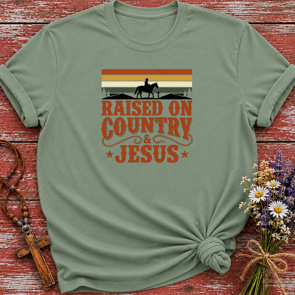 Raised on Country & Jesus T-Shirt