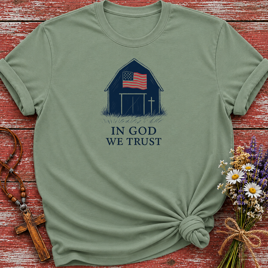 In God We Trust Barn T-Shirt