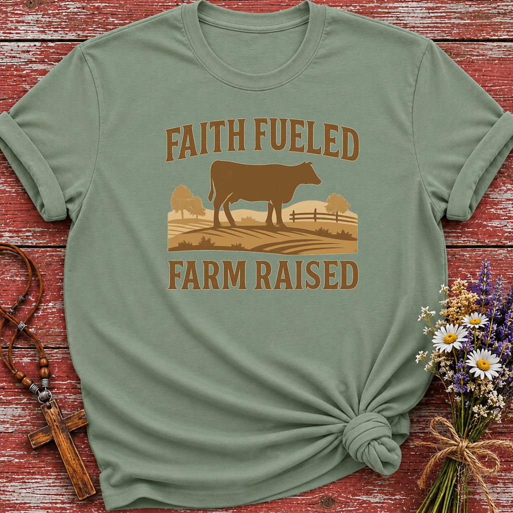 Faith Fueled Farm Raised T-Shirt