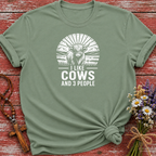 I Like Cows and 3 People T-Shirt