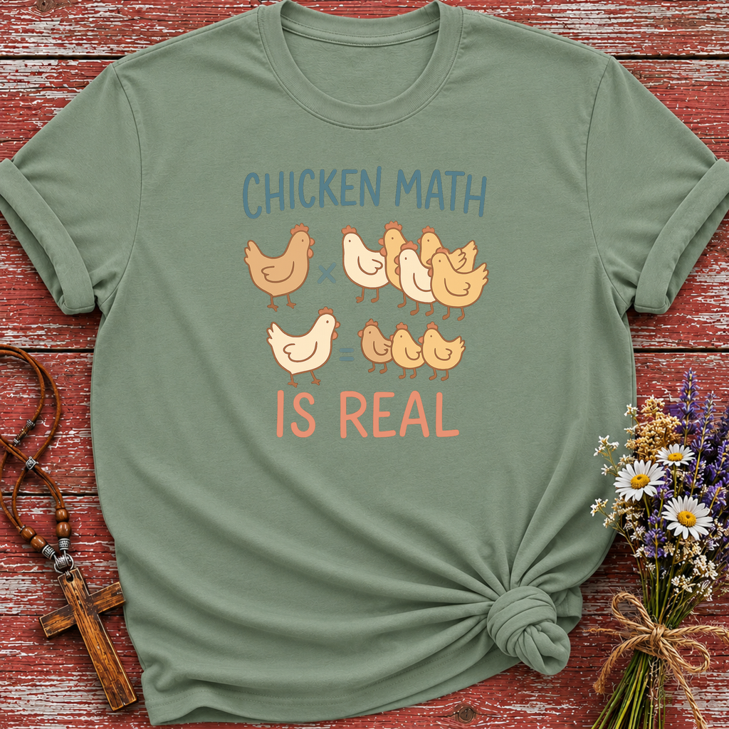 Chicken Math is Real T-Shirt