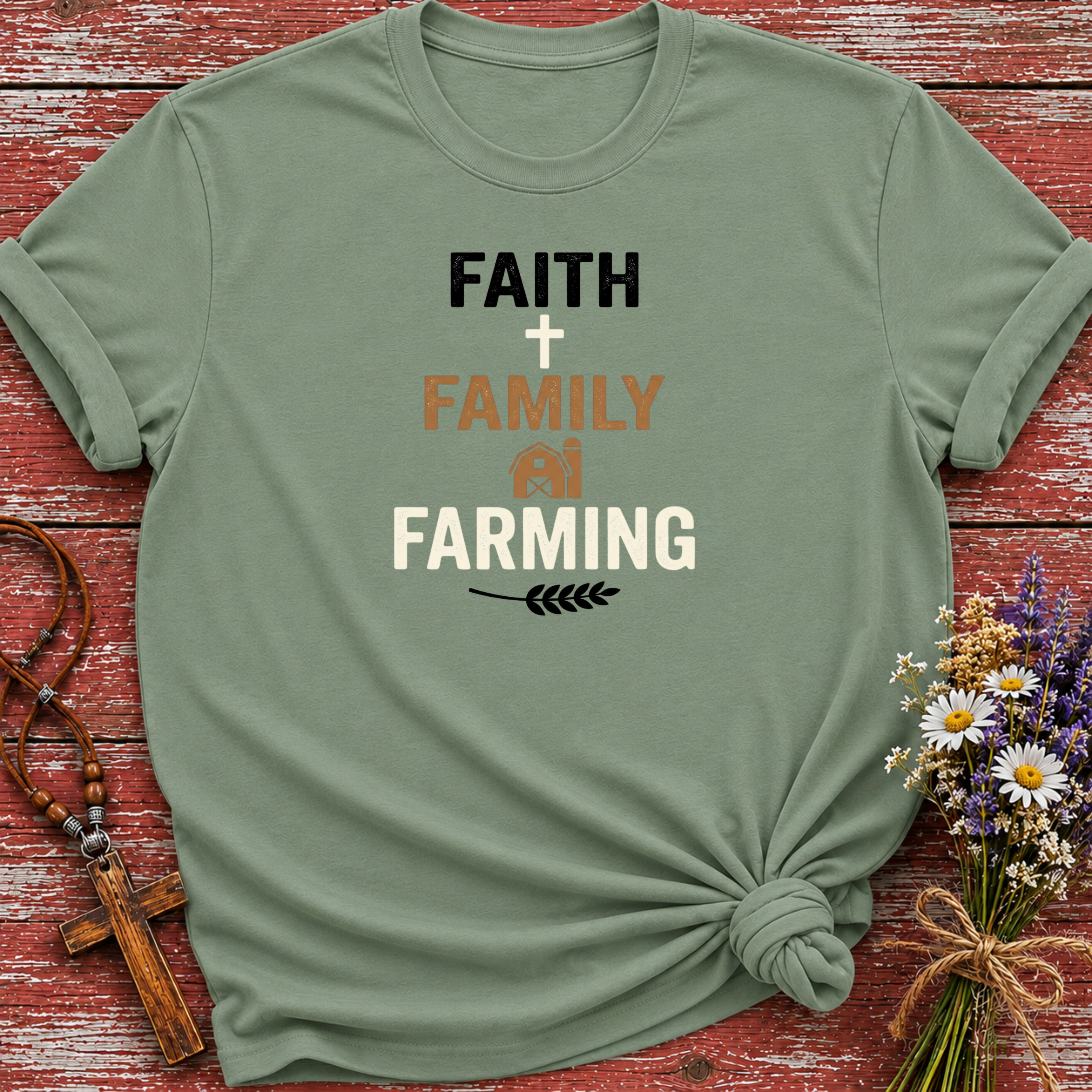 Faith Family Farming T-Shirt