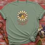 Daisy With USA Flag T-Shirt
