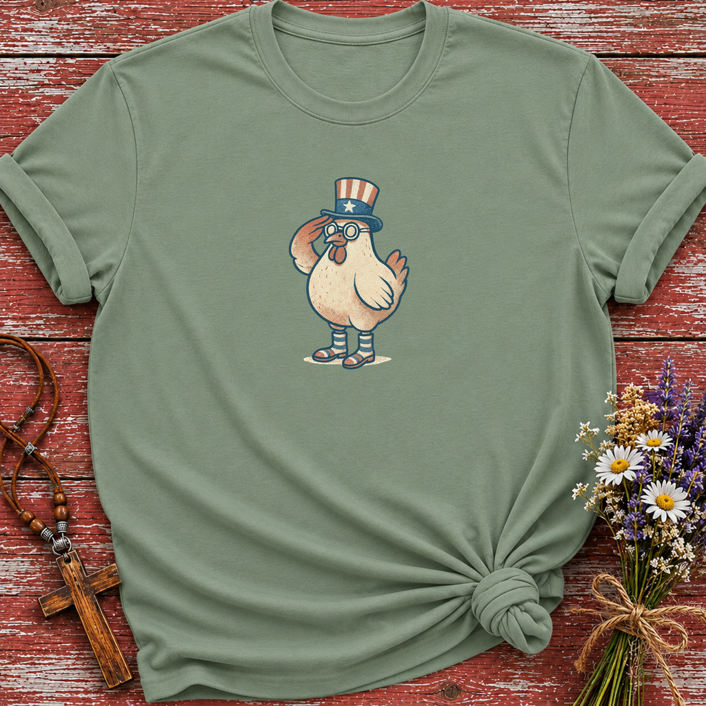 Patriotic Chicken T-Shirt