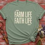 Farm Life Faith Life T-Shirt