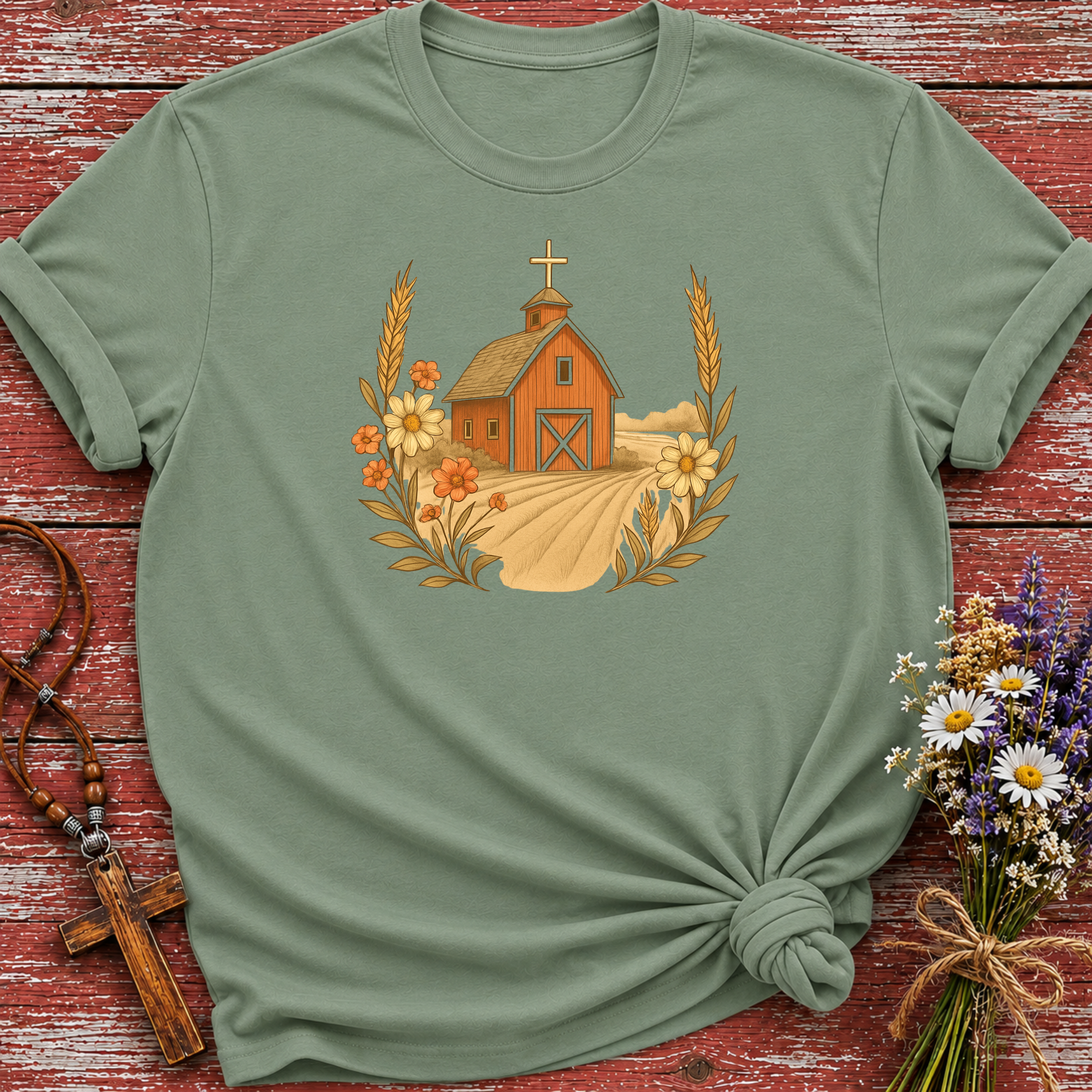 Barn Cross T-Shirt