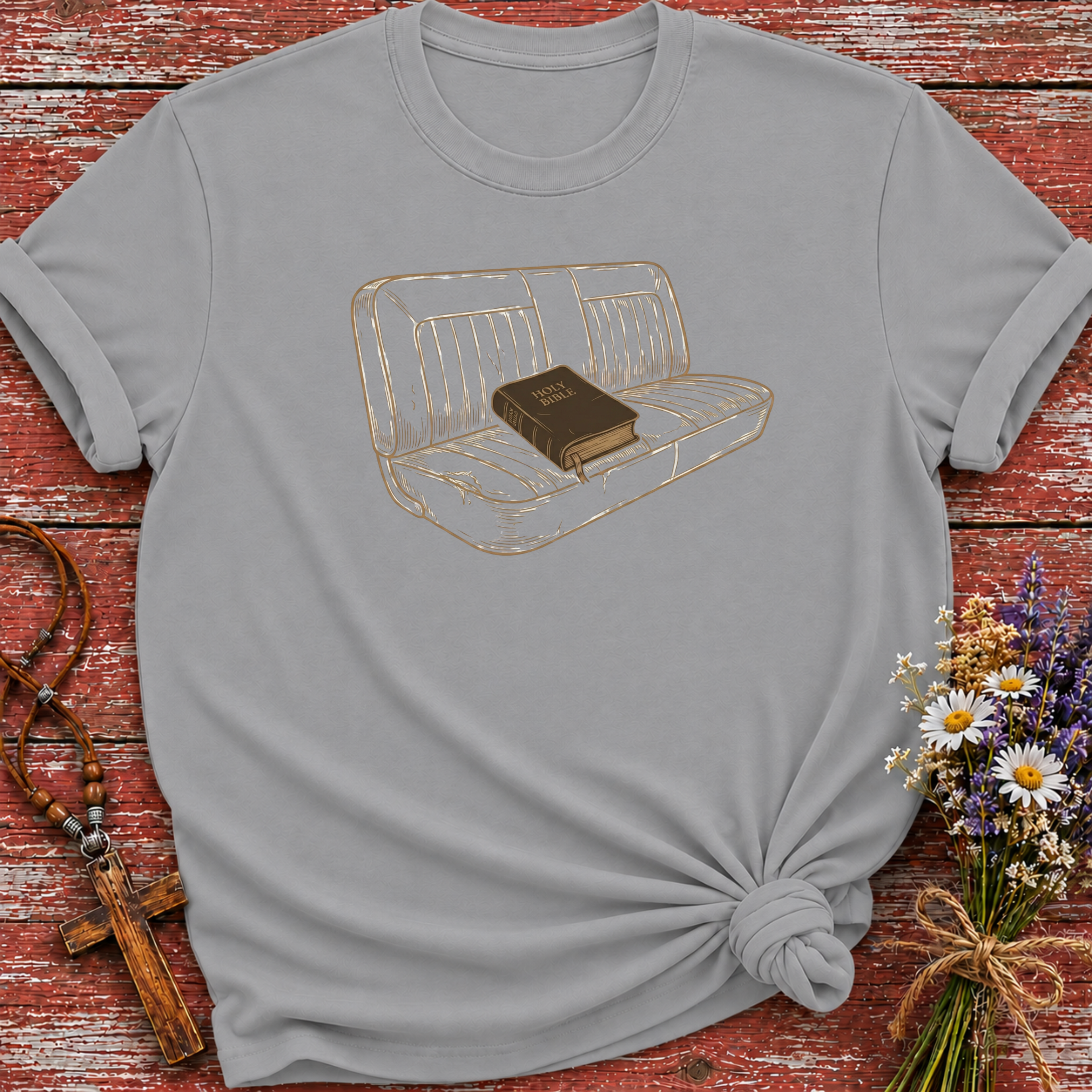 Bible In The Truck Seat T-Shirt