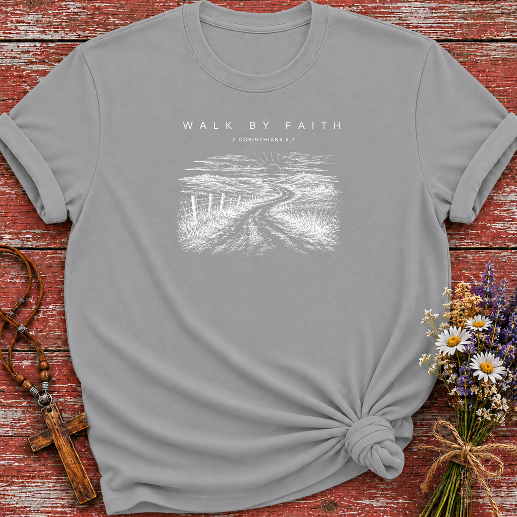 Walk By Faith Sunset T-Shirt