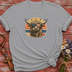 Patriotic Highland Cow T-Shirt