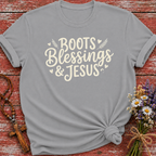 Boots Blessings & Jesus 2 T-Shirt