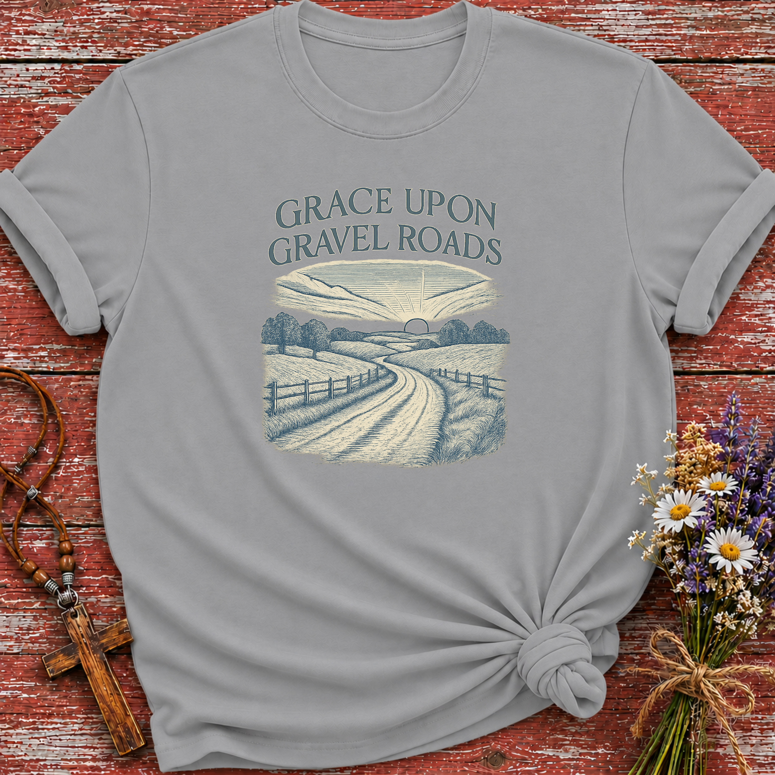 Grace Upon Gravel Roads T-Shirt