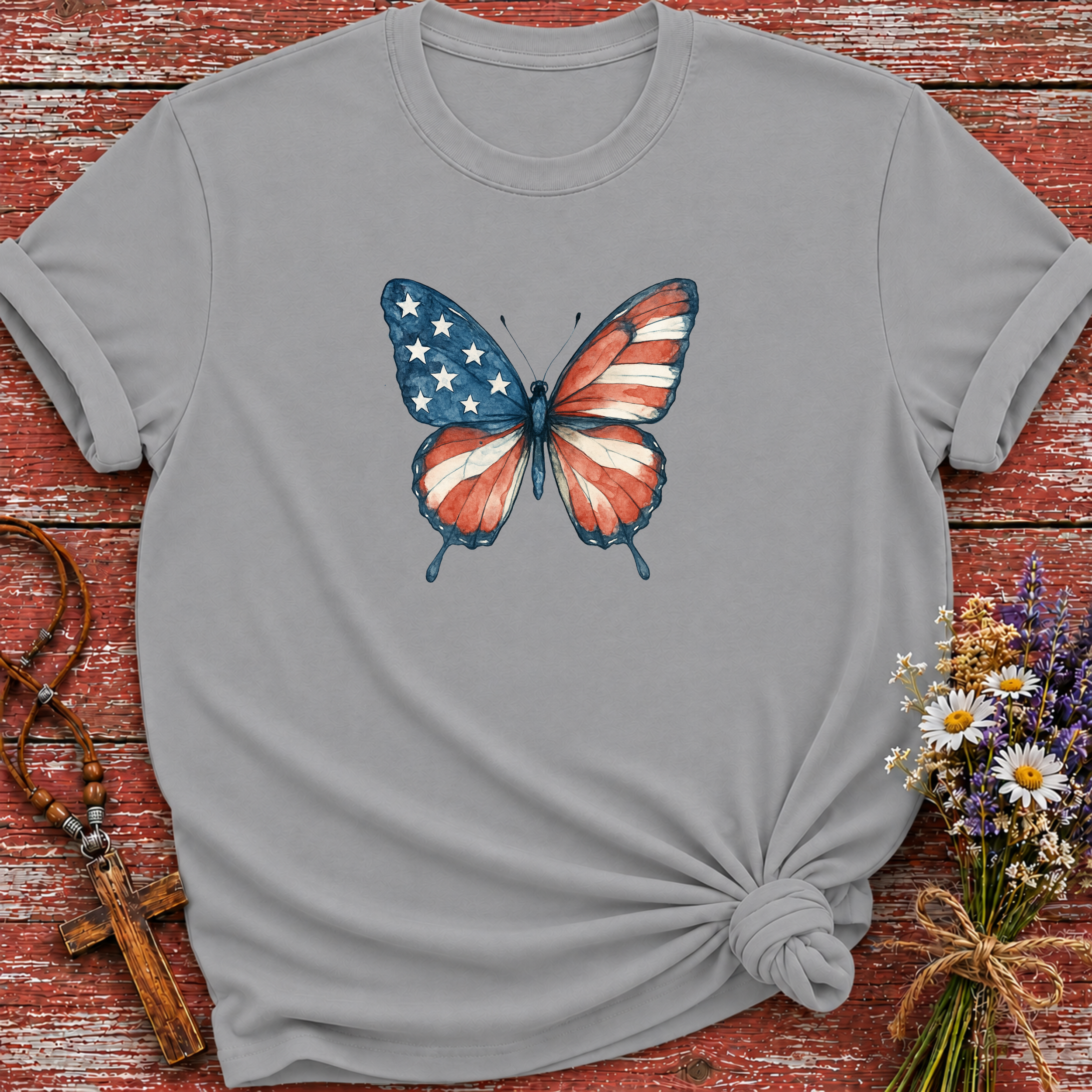 Patriotic Butterfly T-Shirt