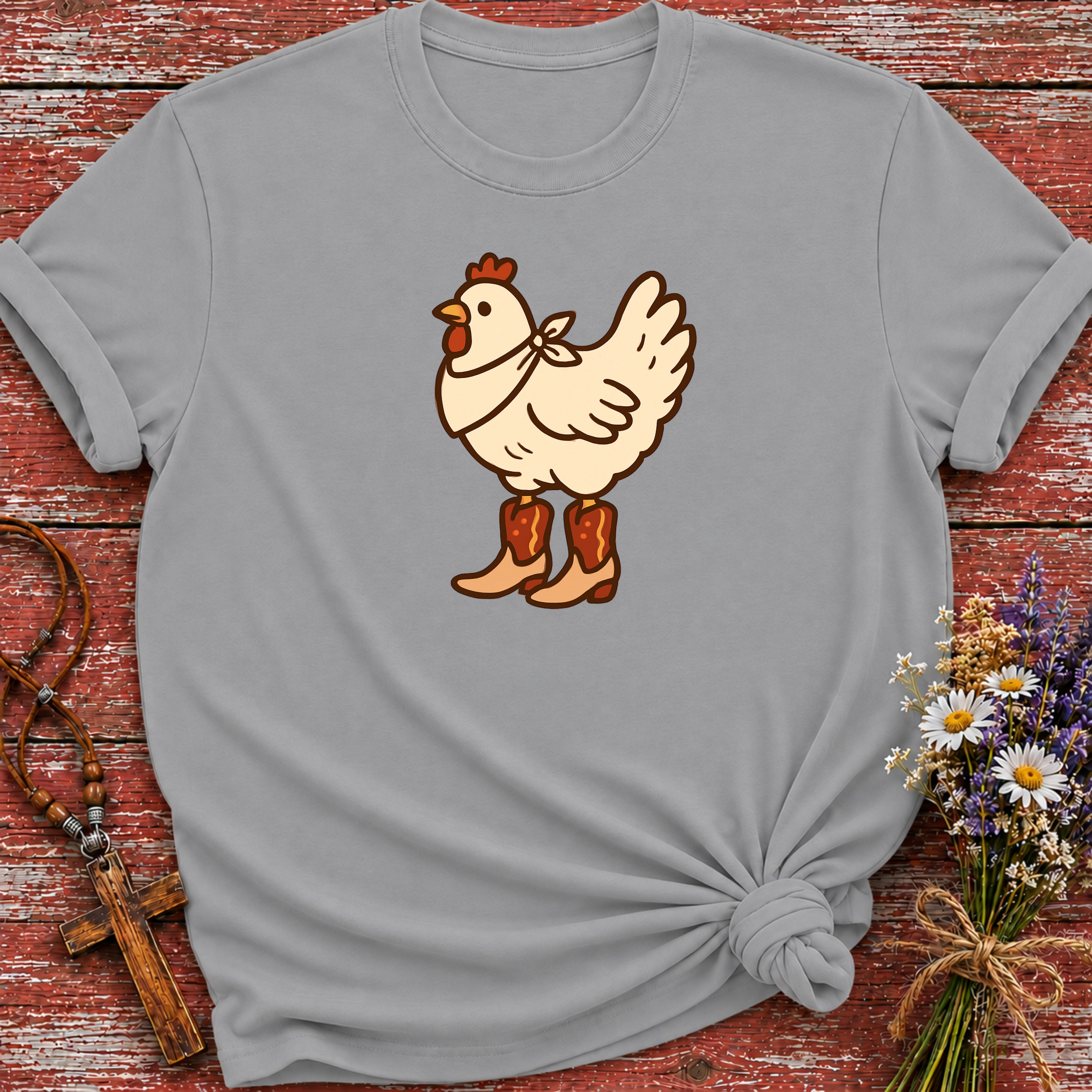 Chicken in Boots T-Shirt