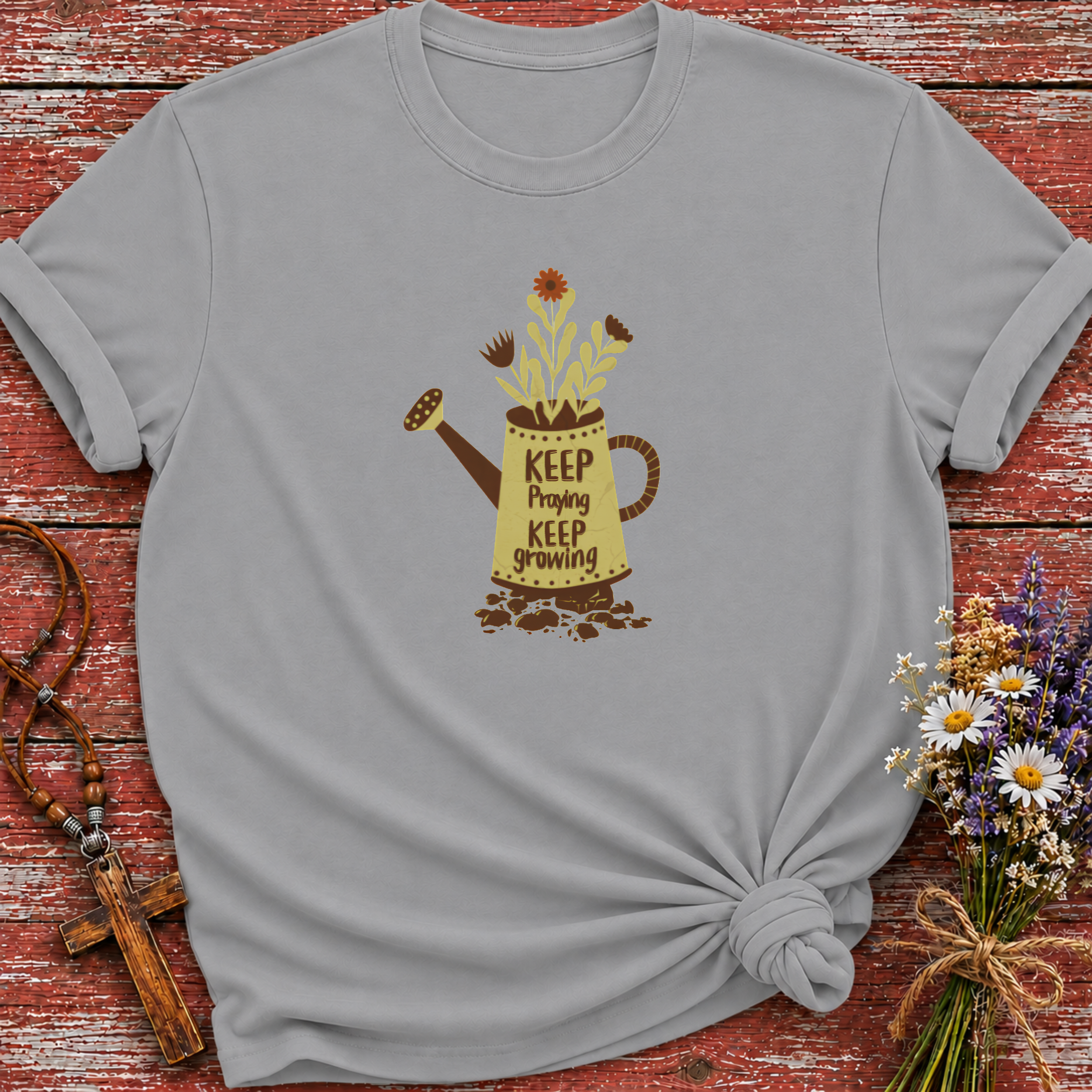 Keep Praying Keep Growing T-Shirt