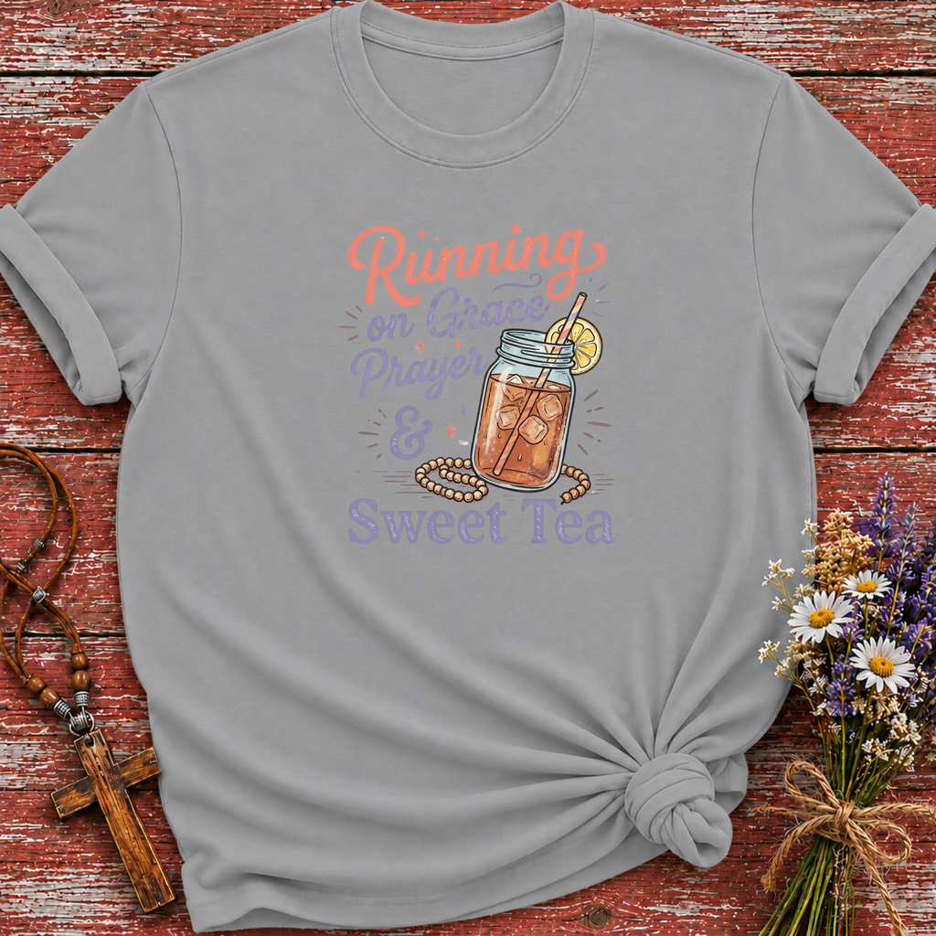 Running on Prayer & Sweet Tea T-Shirt