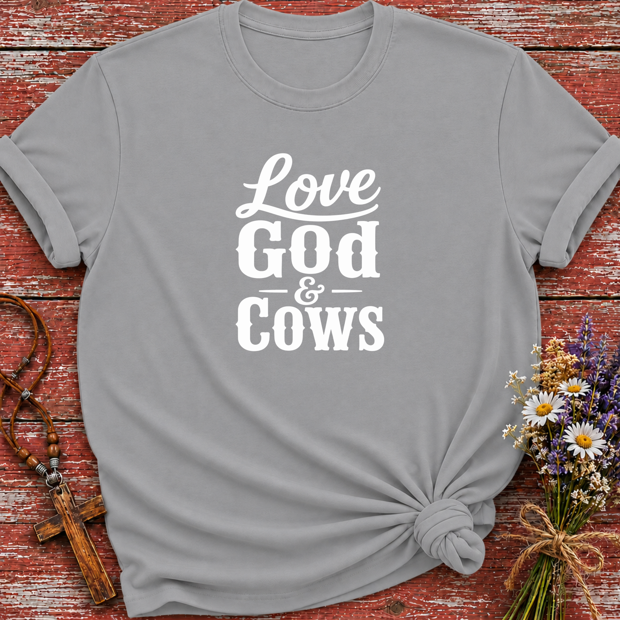 Love God & Cows T-Shirt