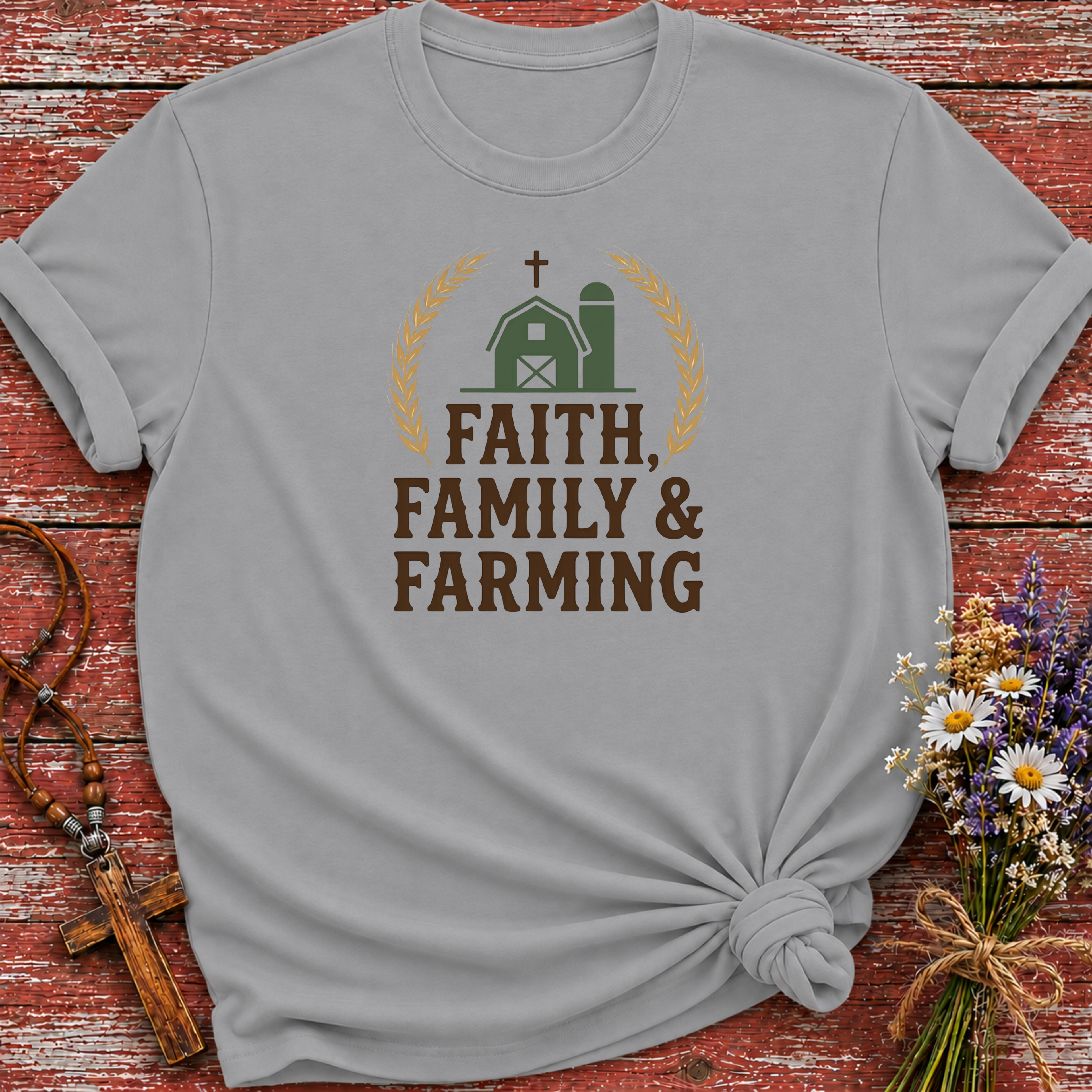 Faith Family Farming 2 T-Shirt
