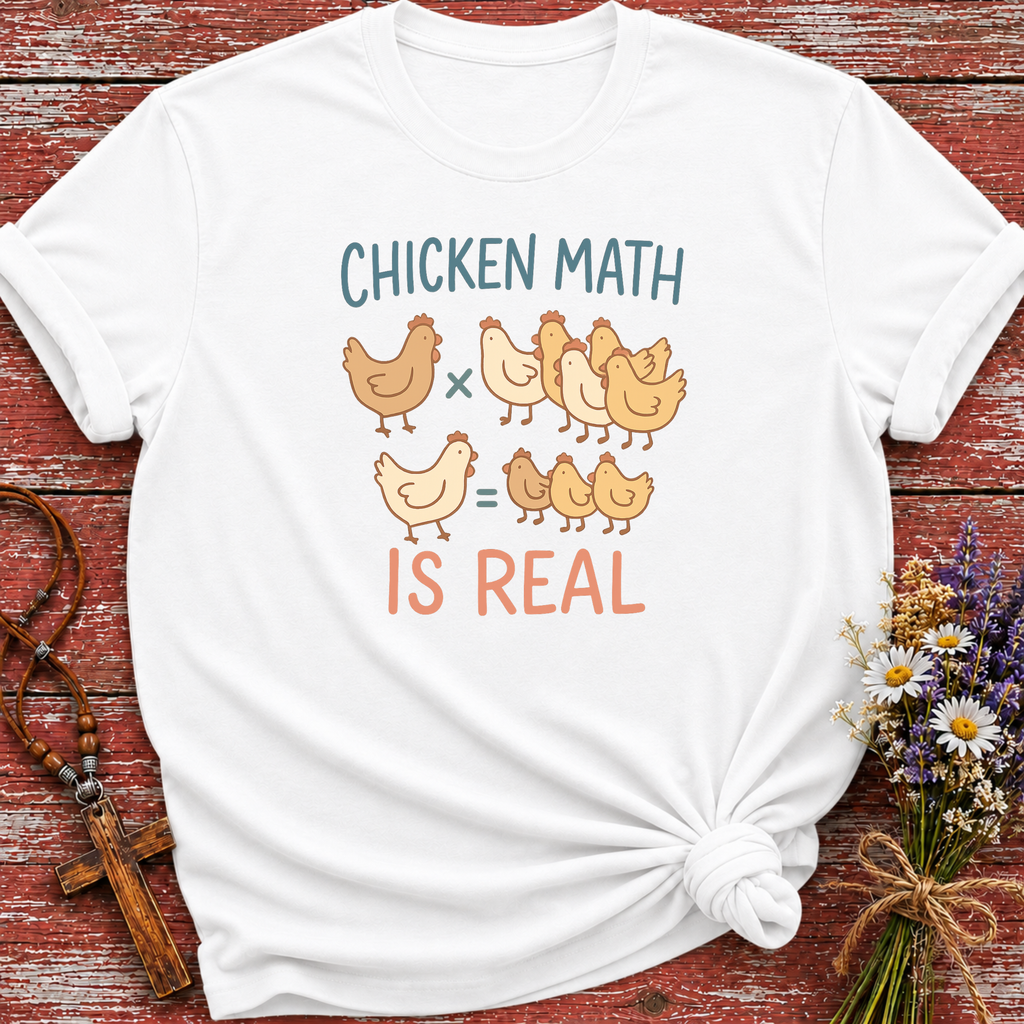 Chicken Math is Real T-Shirt