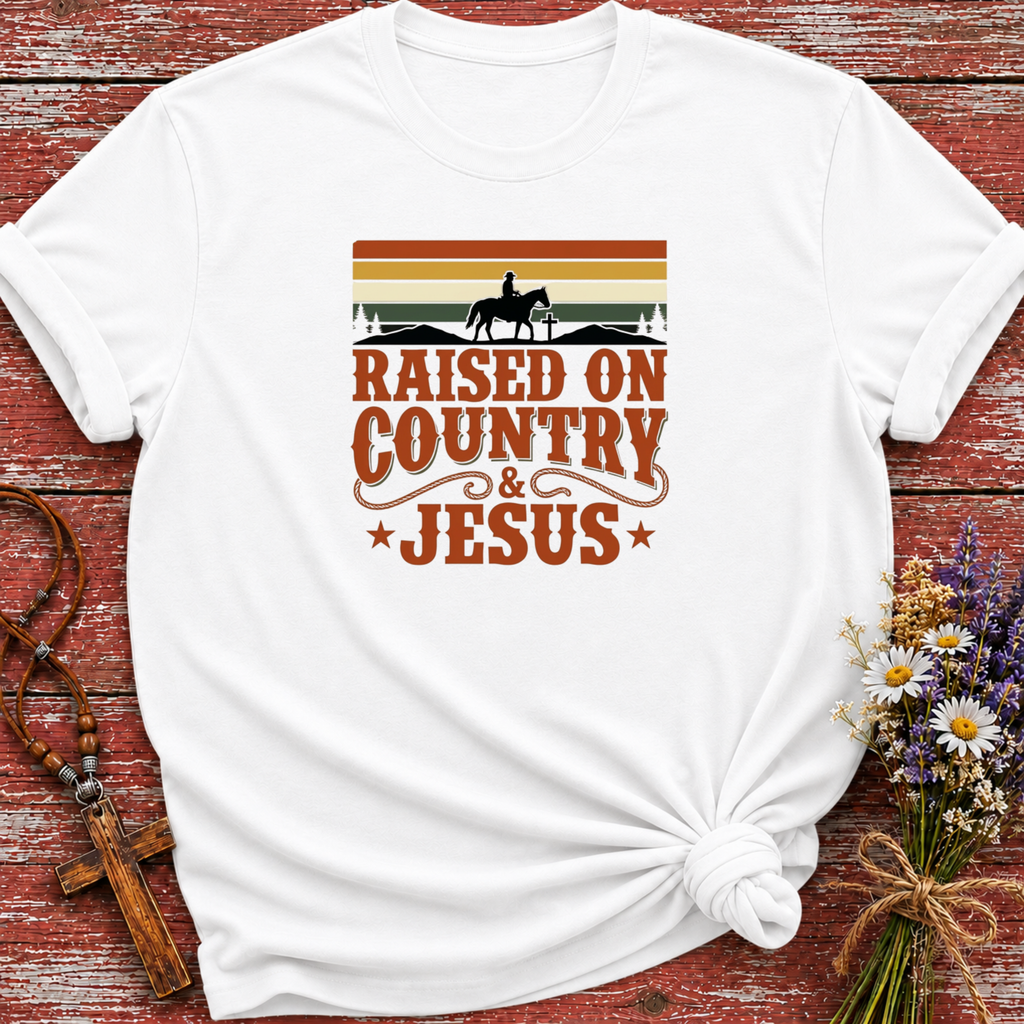 Raised on Country & Jesus T-Shirt