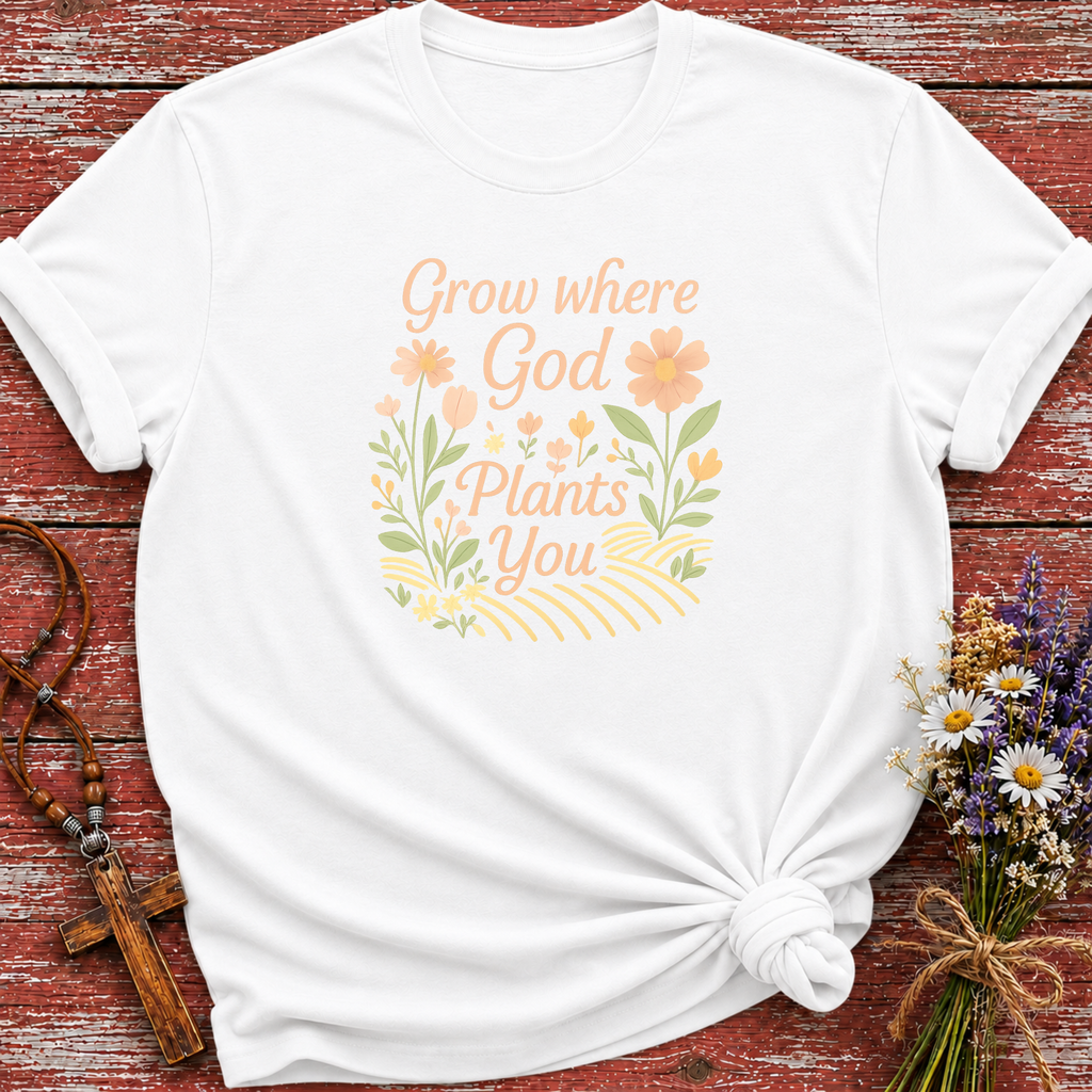 Grow Where God Plants You T-Shirt