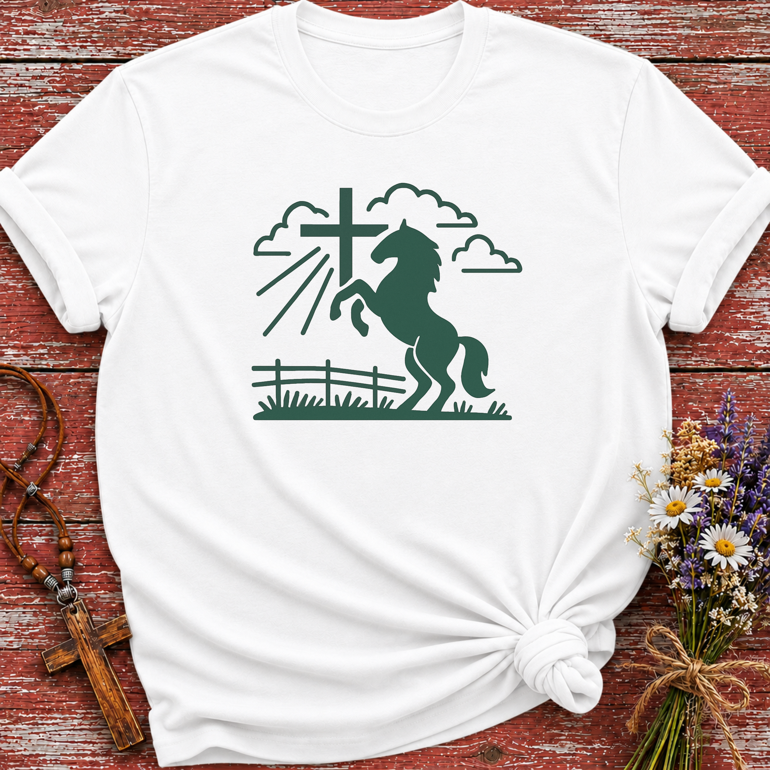 Horse Cross T-Shirt