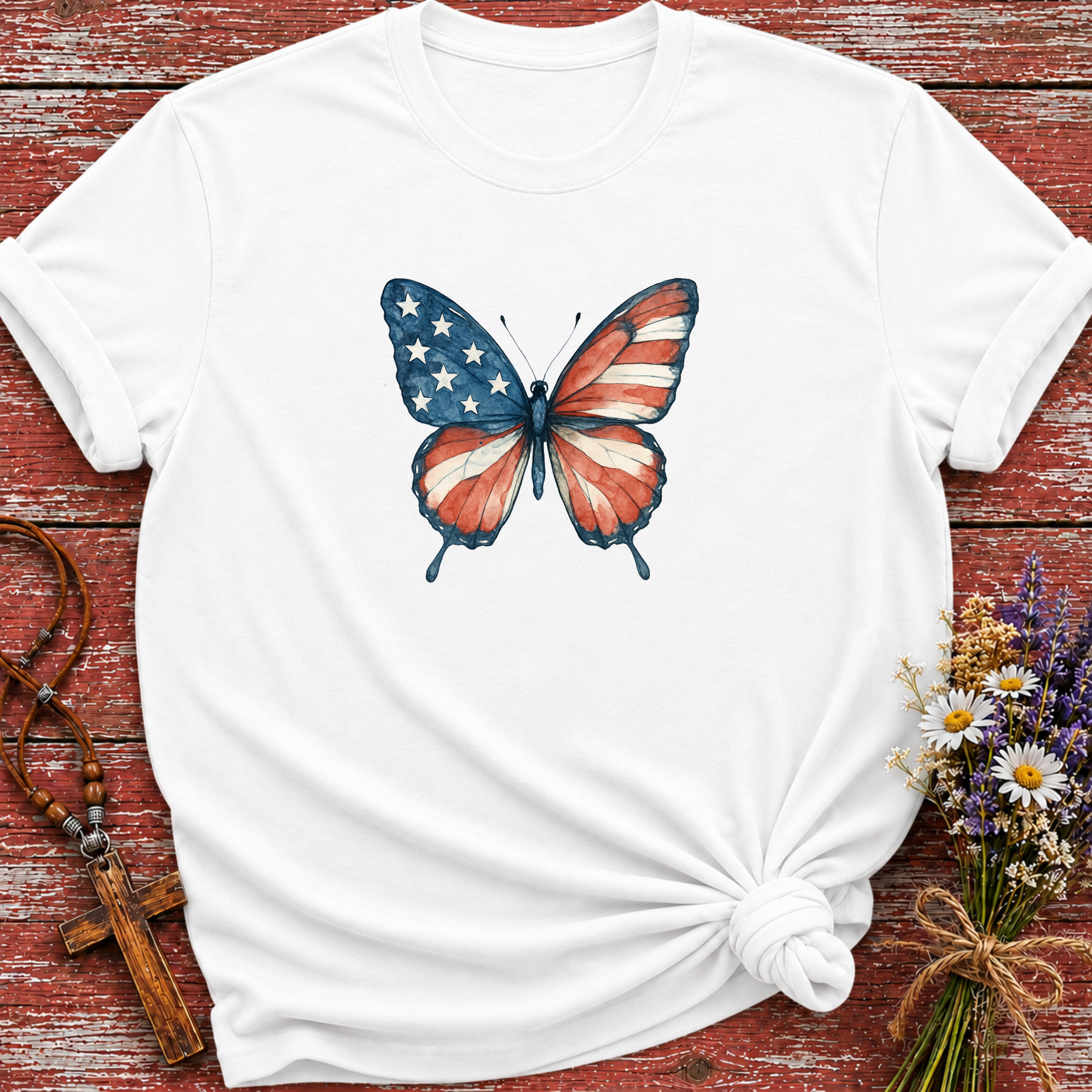 Patriotic Butterfly T-Shirt