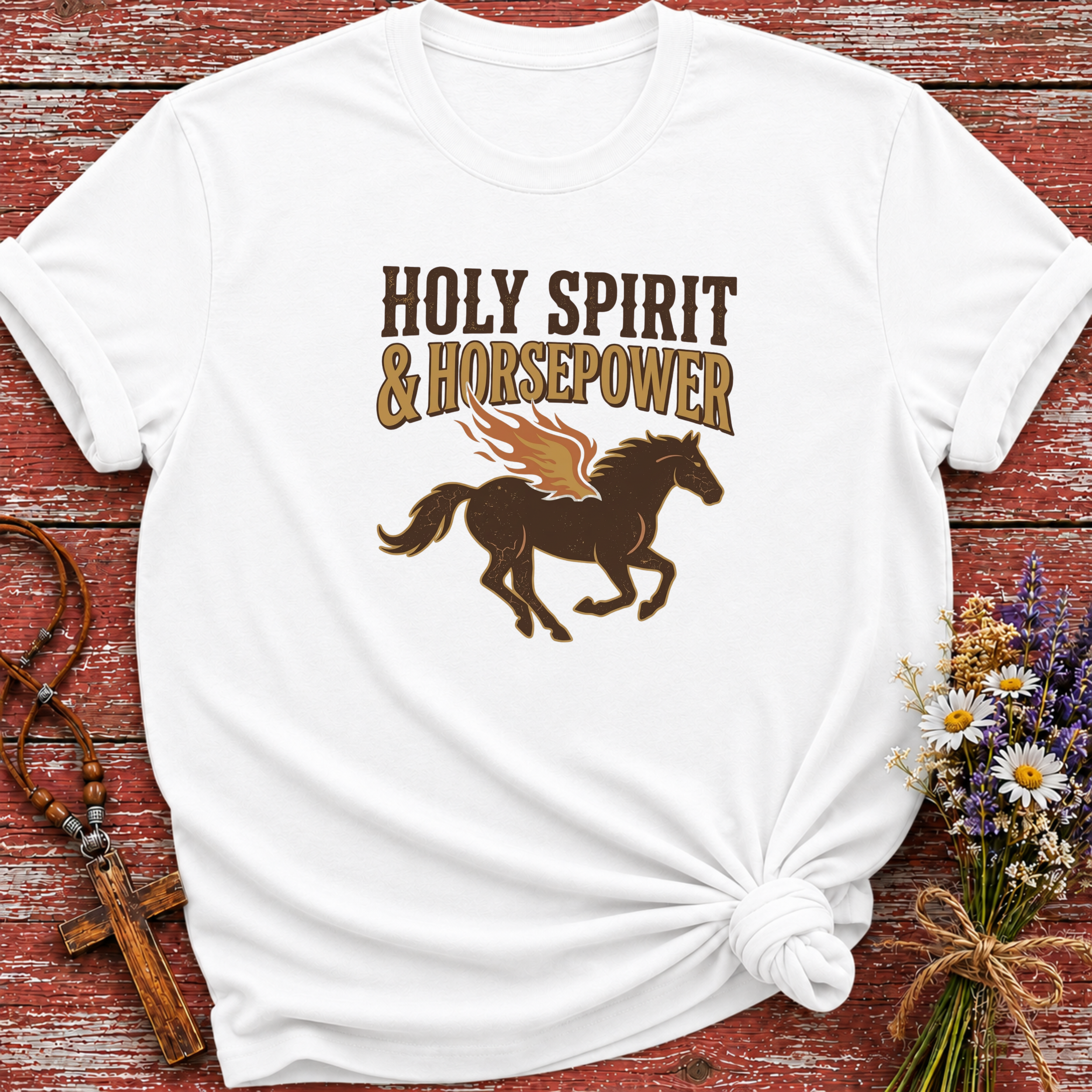Holy Spirit And Horsepower T-Shirt