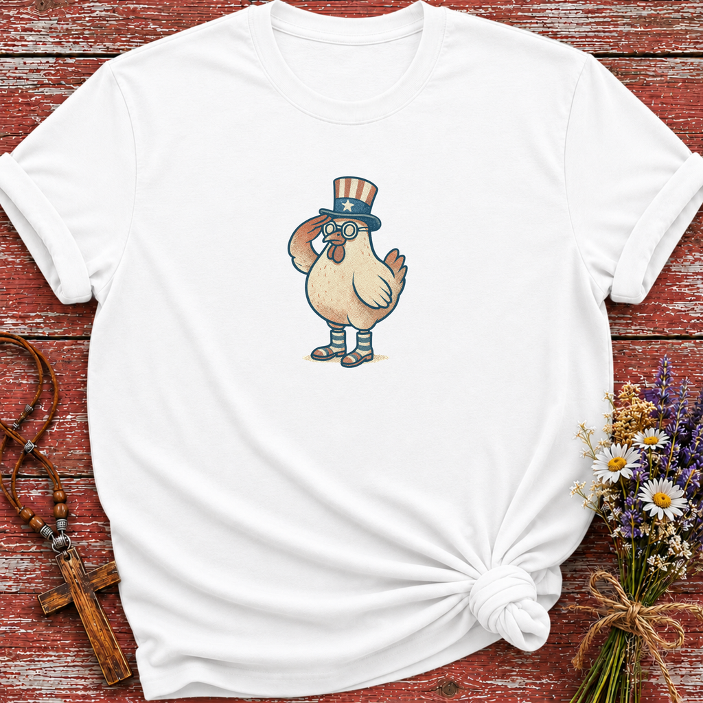 Patriotic Chicken T-Shirt