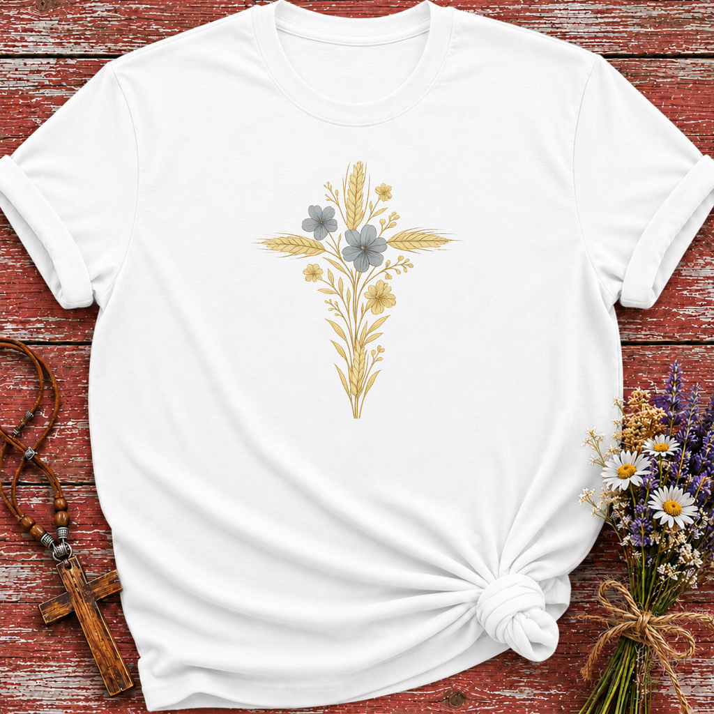Wheat Cross T-Shirt